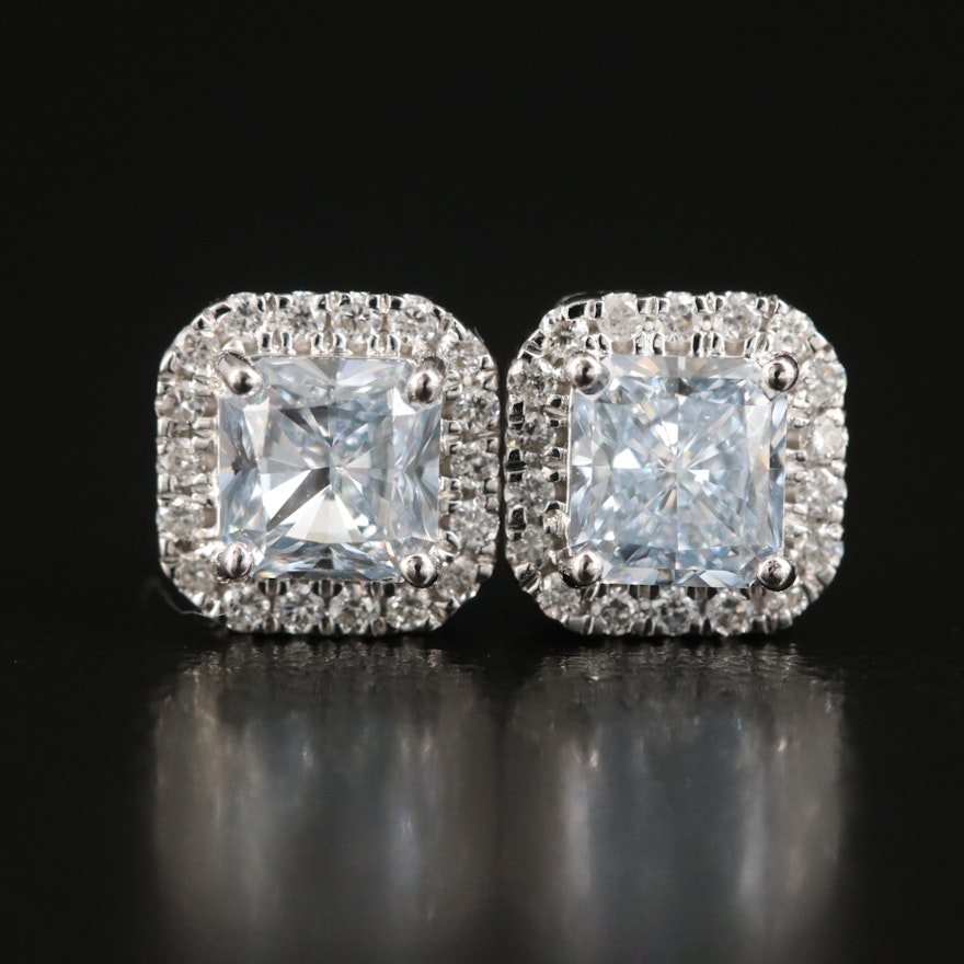 14K 1.00 CTW Lab Grown Diamond Earrings