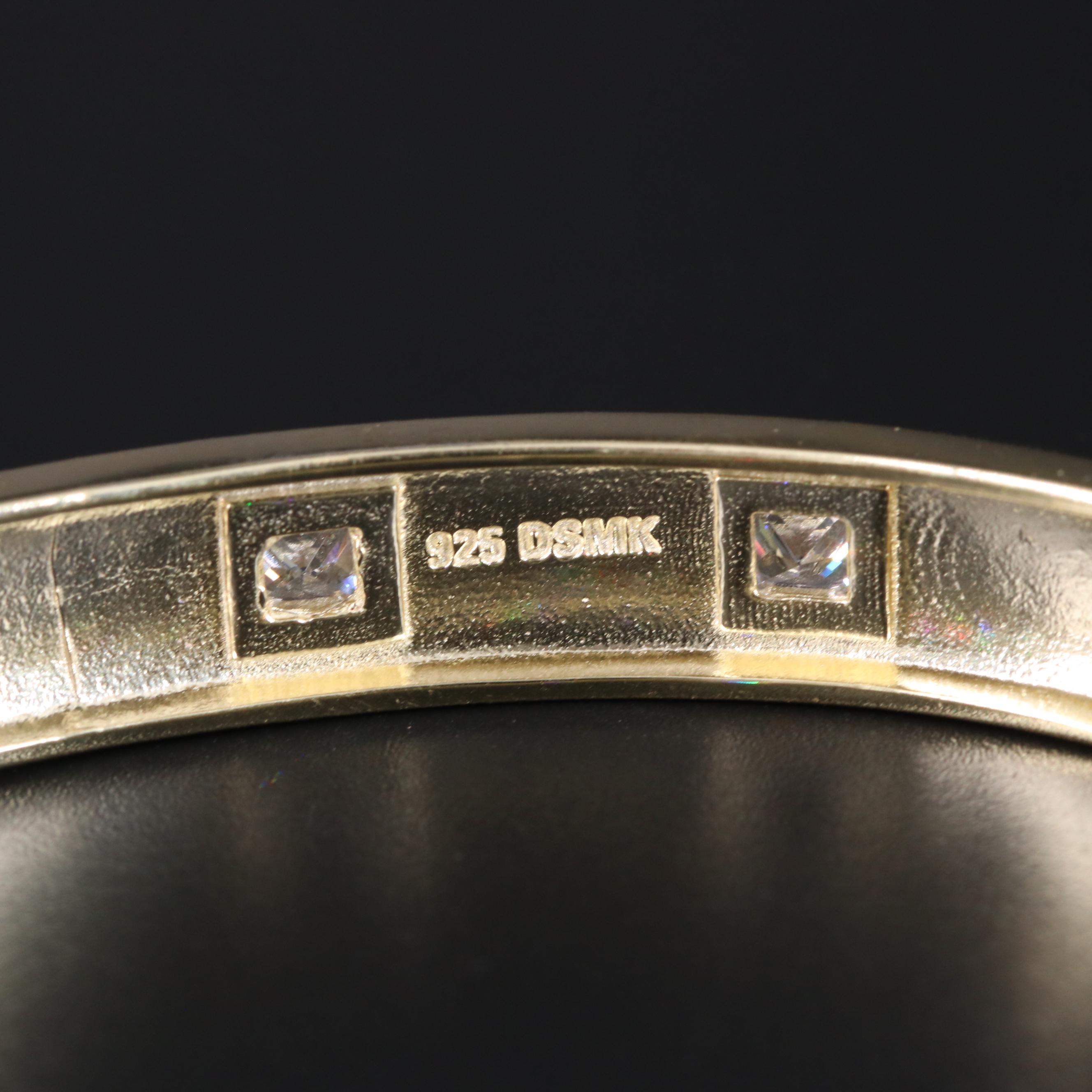 Sterling Silver Bracelet Trio Including Gemstones