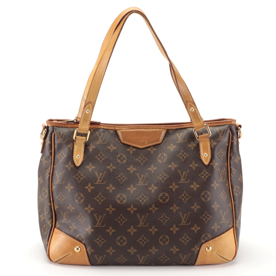 Louis Vuitton Estrela MM Bag in Monogram Canvas and Vachetta Leather