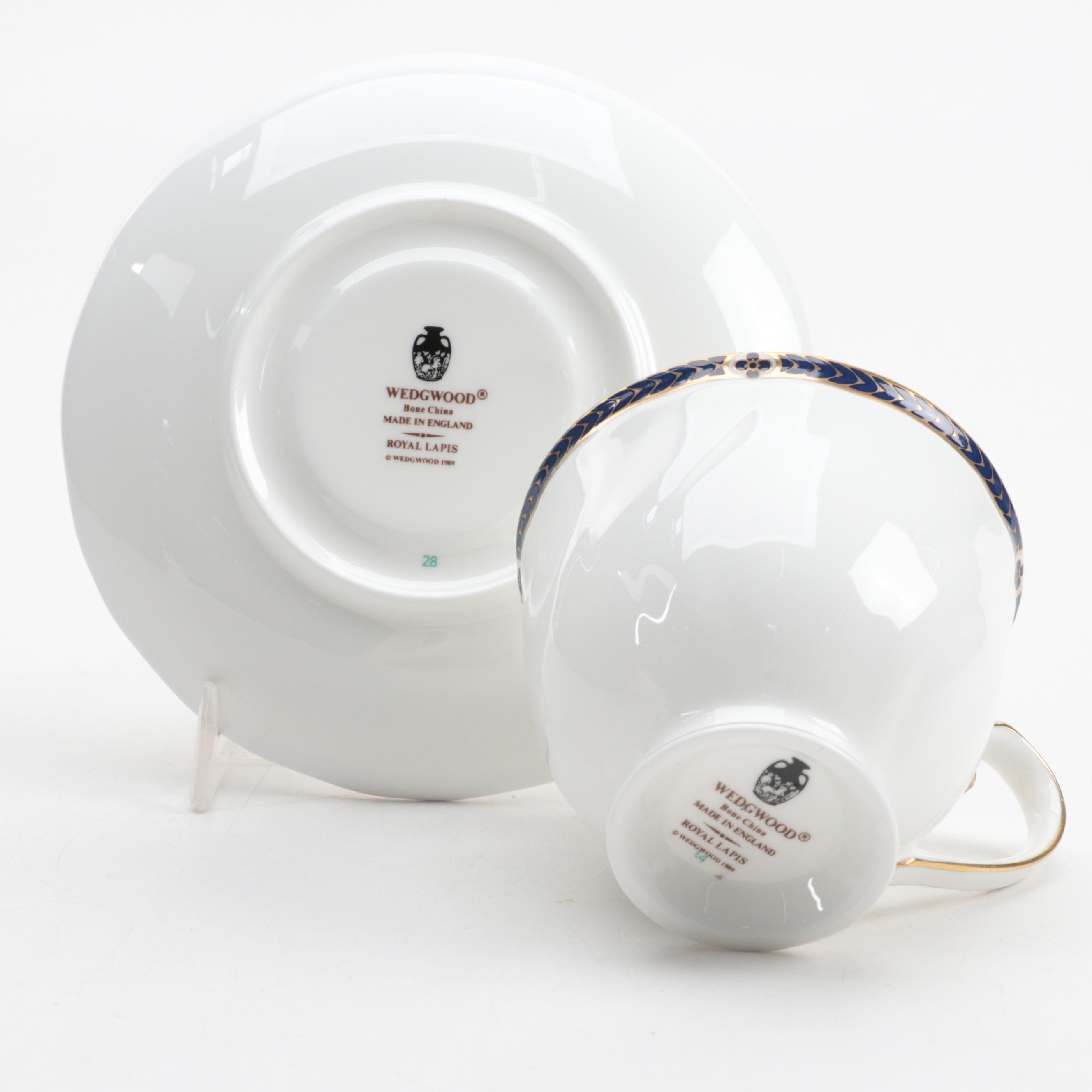 Wedgwood "Royal Lapis" Bone China Dinnerware