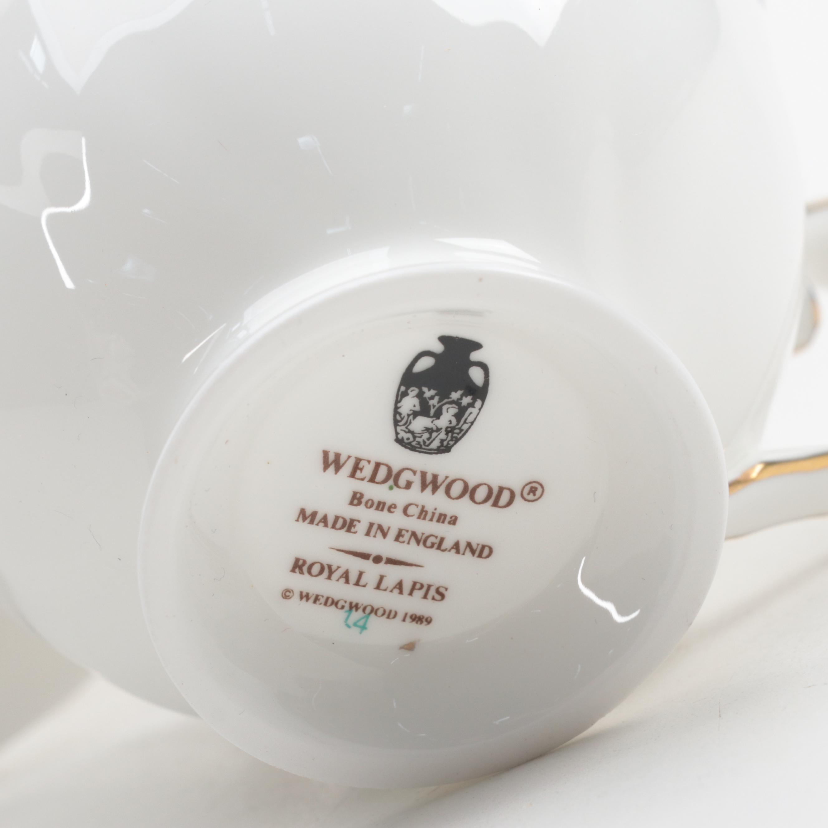 Wedgwood "Royal Lapis" Bone China Dinnerware