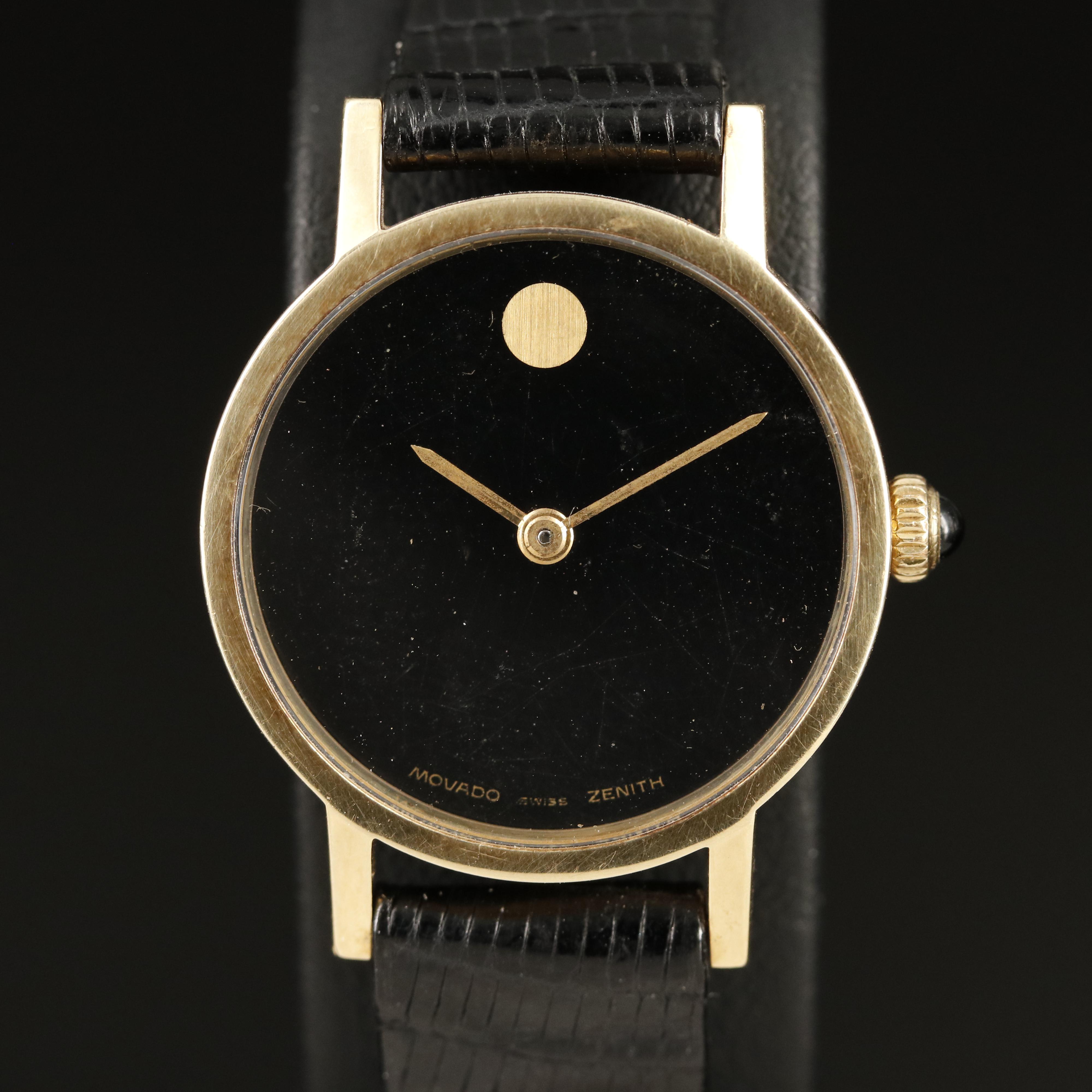 14K Movado Museum by Zenith Watch