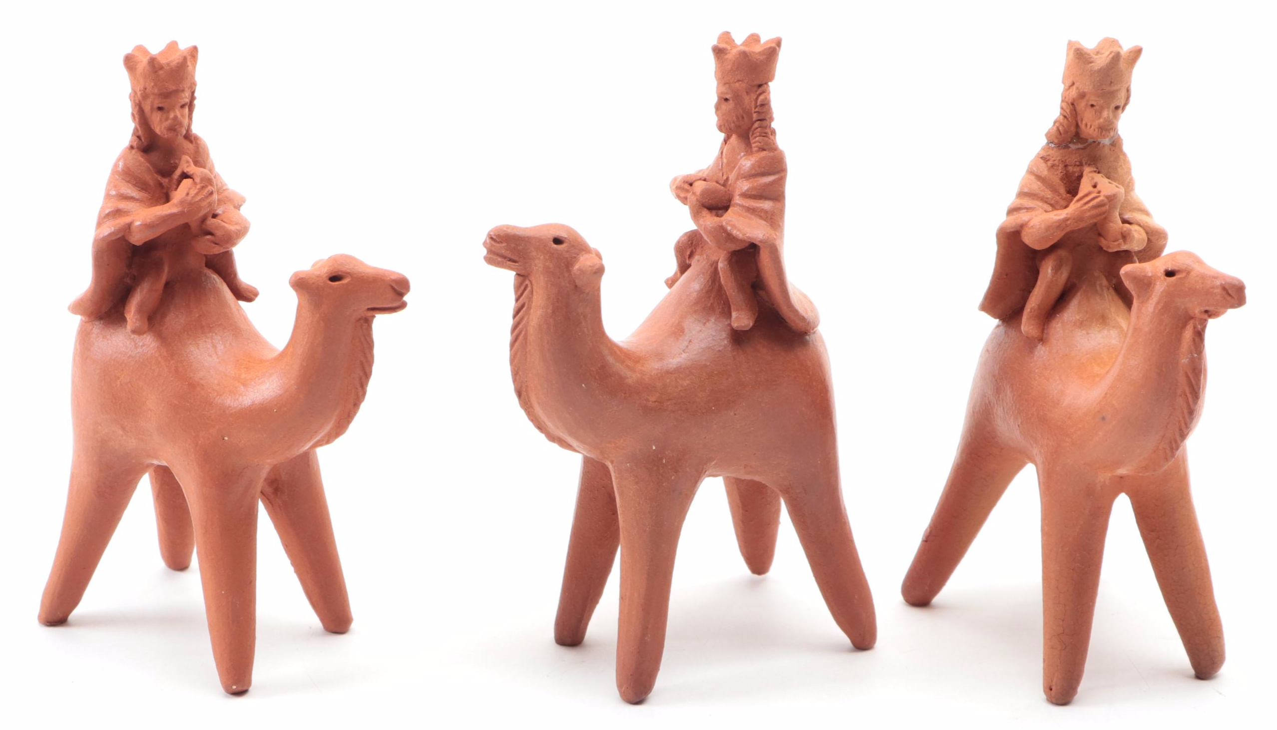 Terracotta Nativity Set
