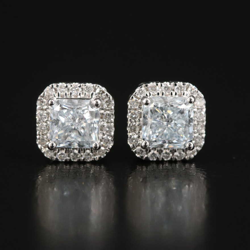 14K 1.00 CTW Lab Grown Diamond Stud Earrings