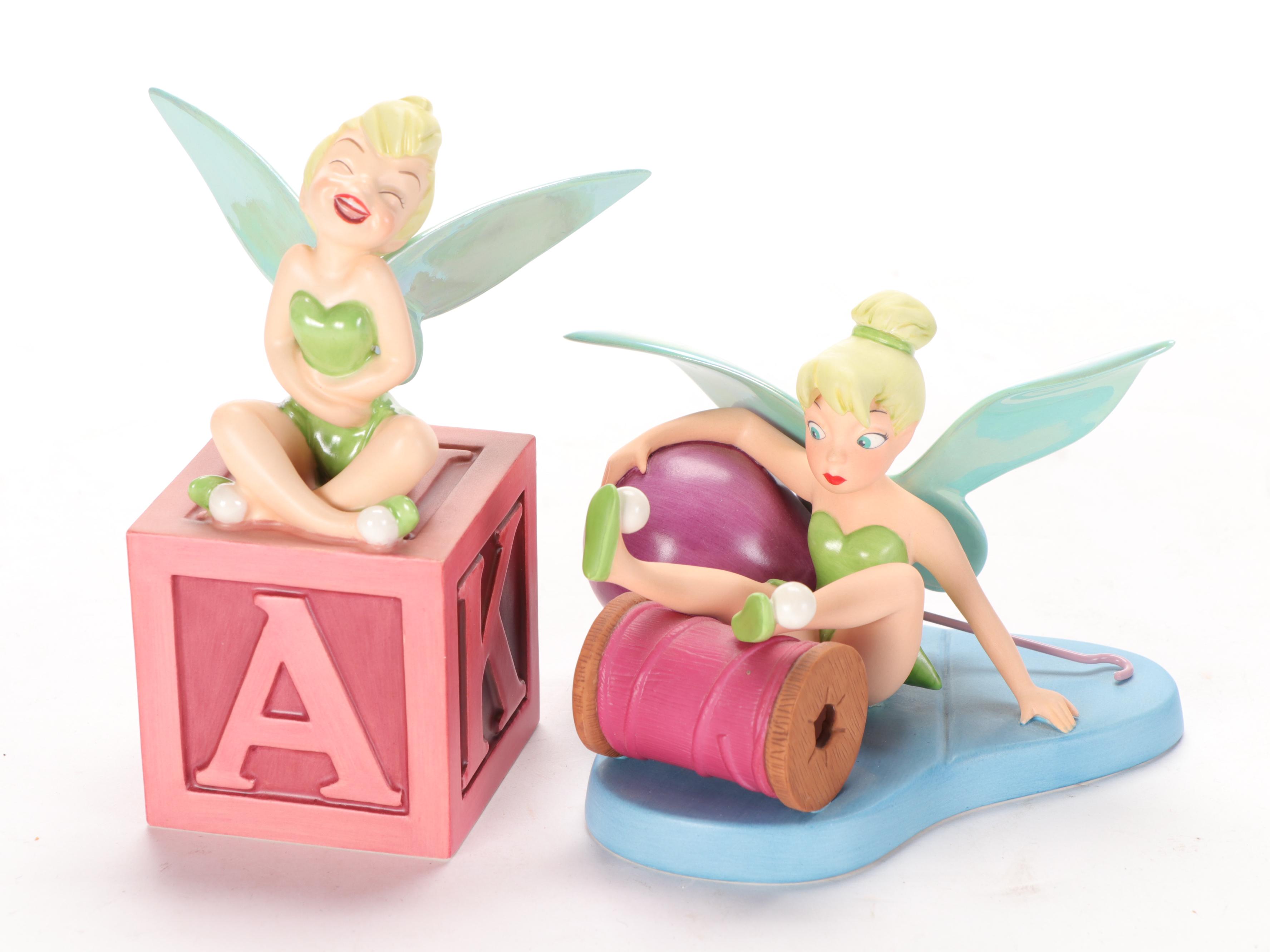 Walt Disney Classics "Peter Pan" and Other Porcelain Figurines
