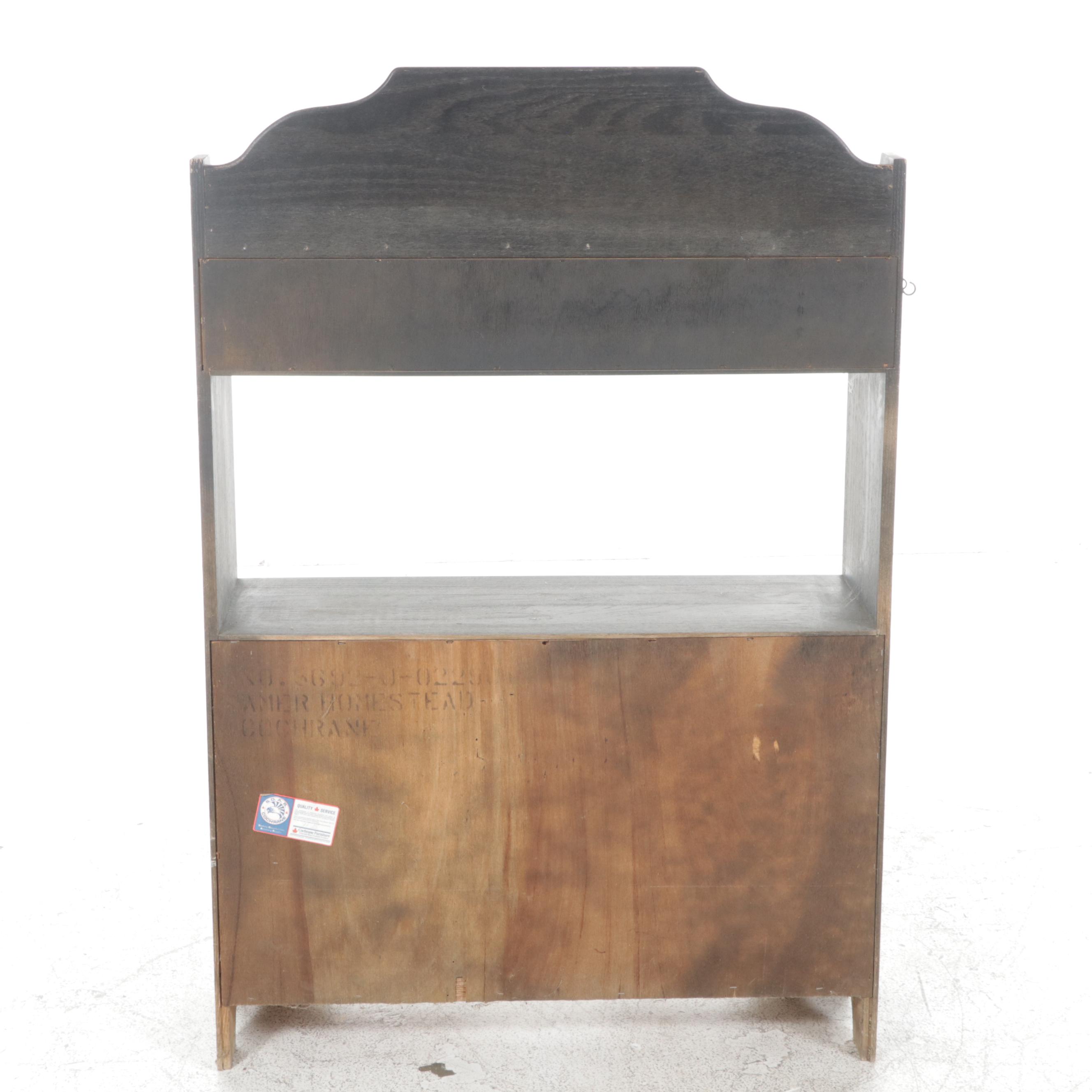 Cochrane Wooden Cabinet with Two Drawers and Side Hooks