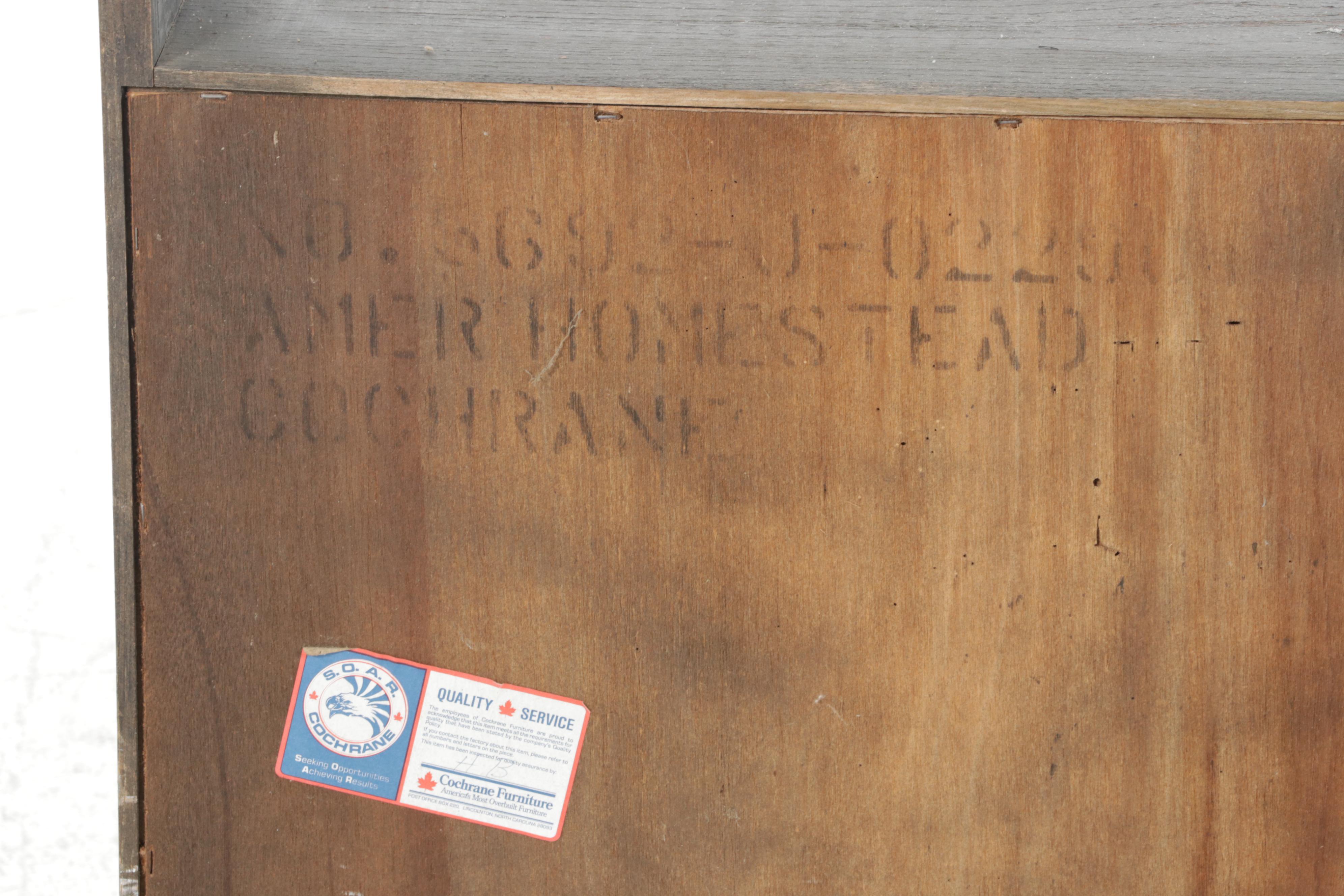 Cochrane Wooden Cabinet with Two Drawers and Side Hooks