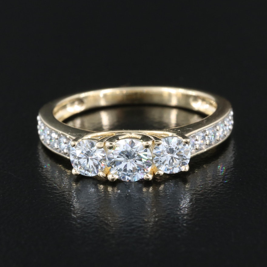 14K 1.03 CTW Lab Grown Diamond Ring