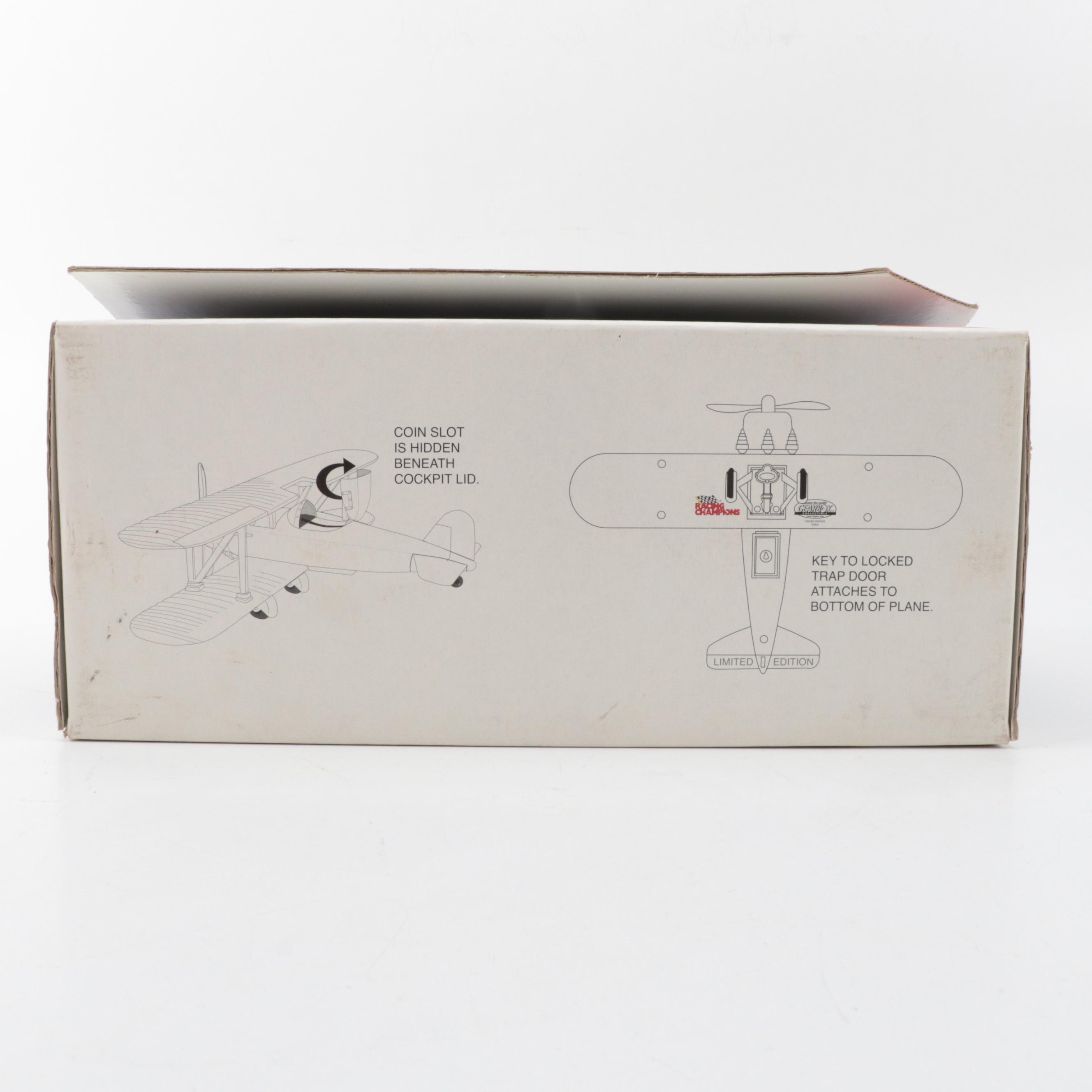 Racing Champions Limited Edition Jeff Gordon Diecast Airplane Bank and More