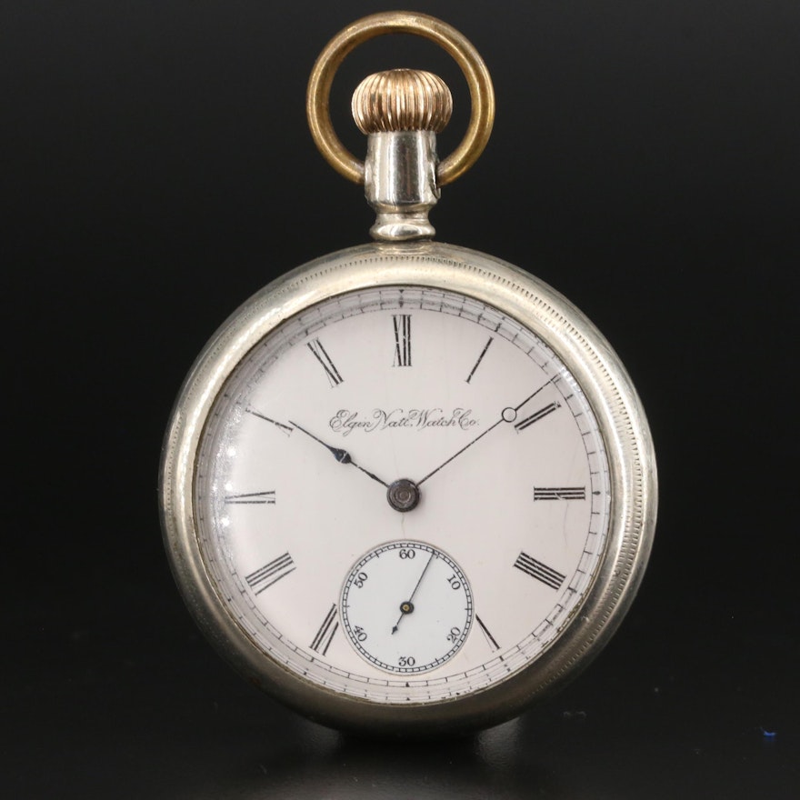 1897 Elgin Open-Face Pocket Watch