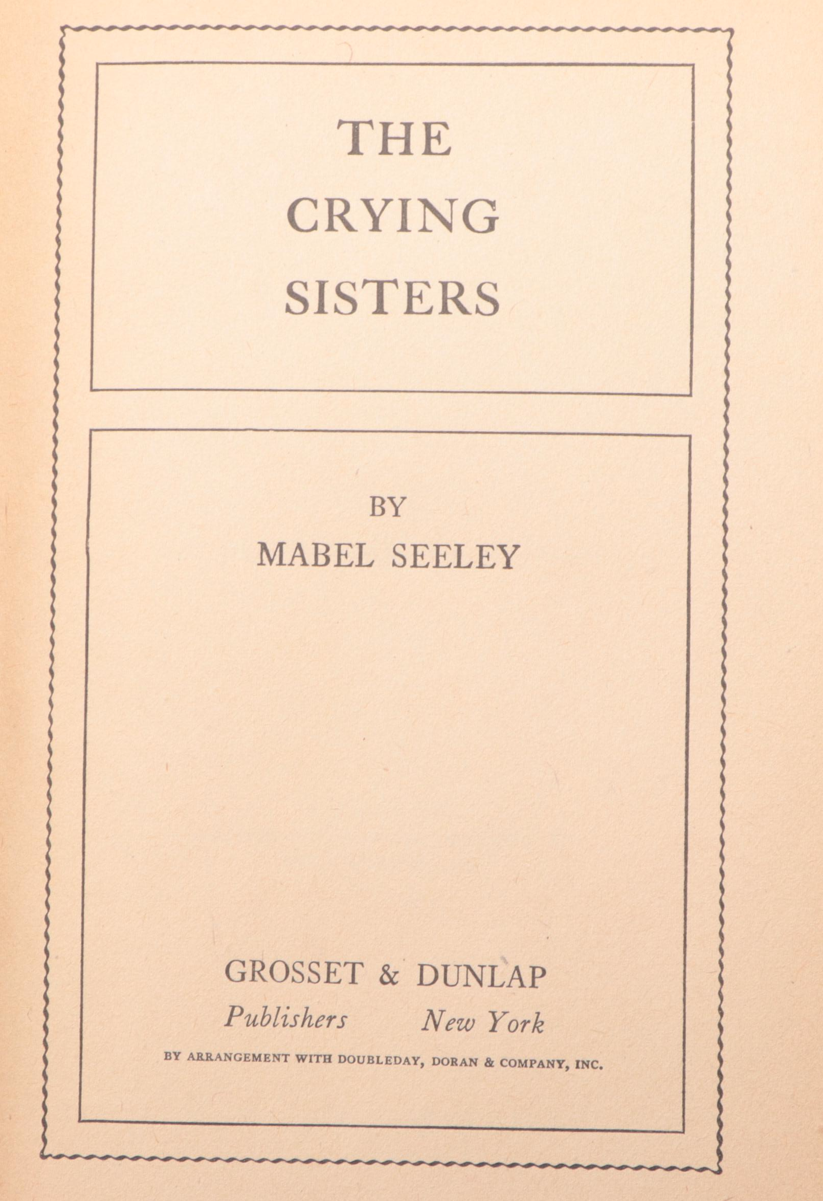 "The Crying Sisters" by Mabel Seeley and More Literary and Mystery Books