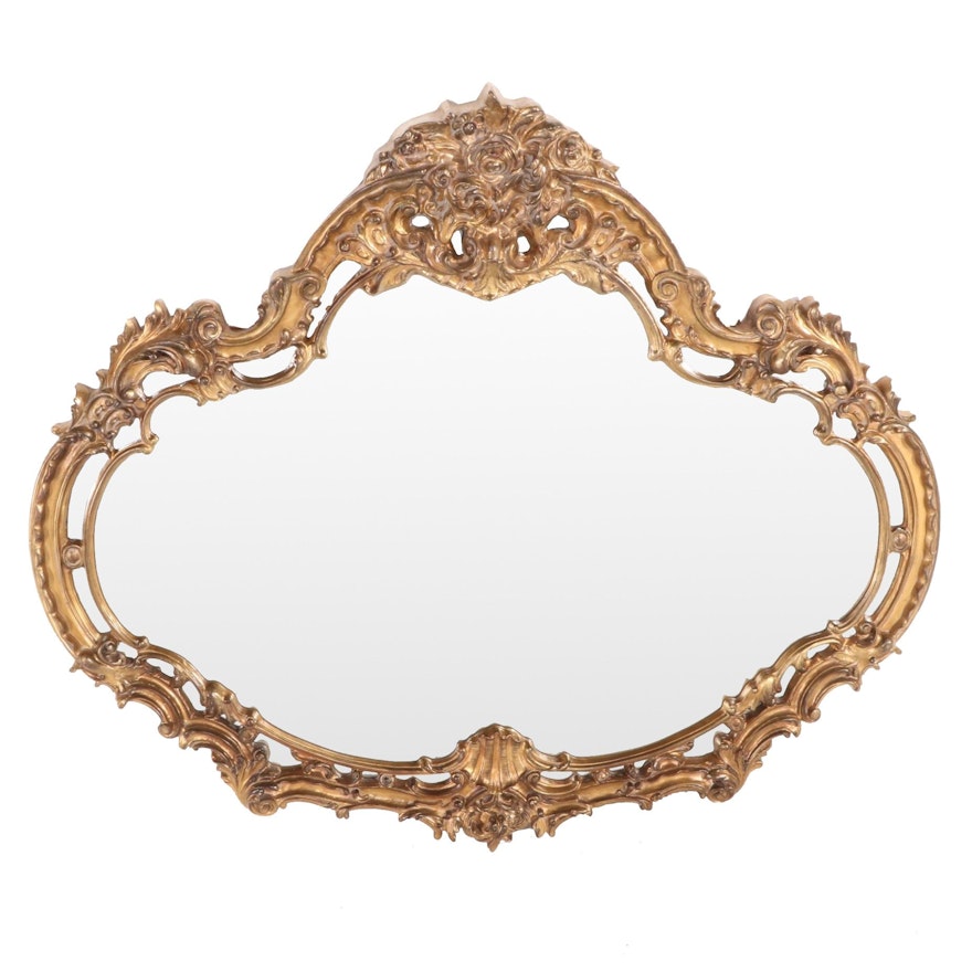Rococo Style Gilt Wall Mirror