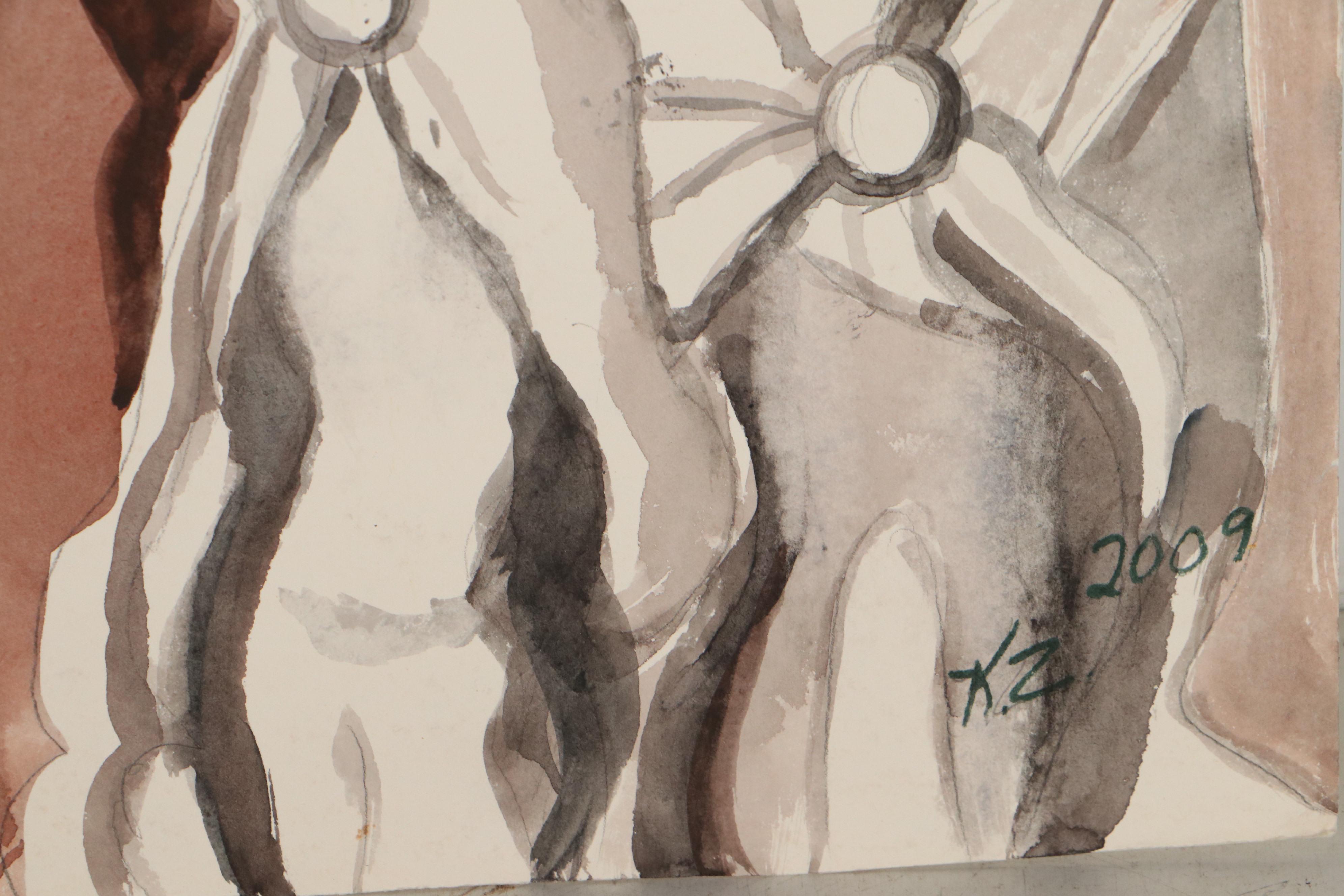 Kathleen Zimbicki Figurative Watercolor Paintings