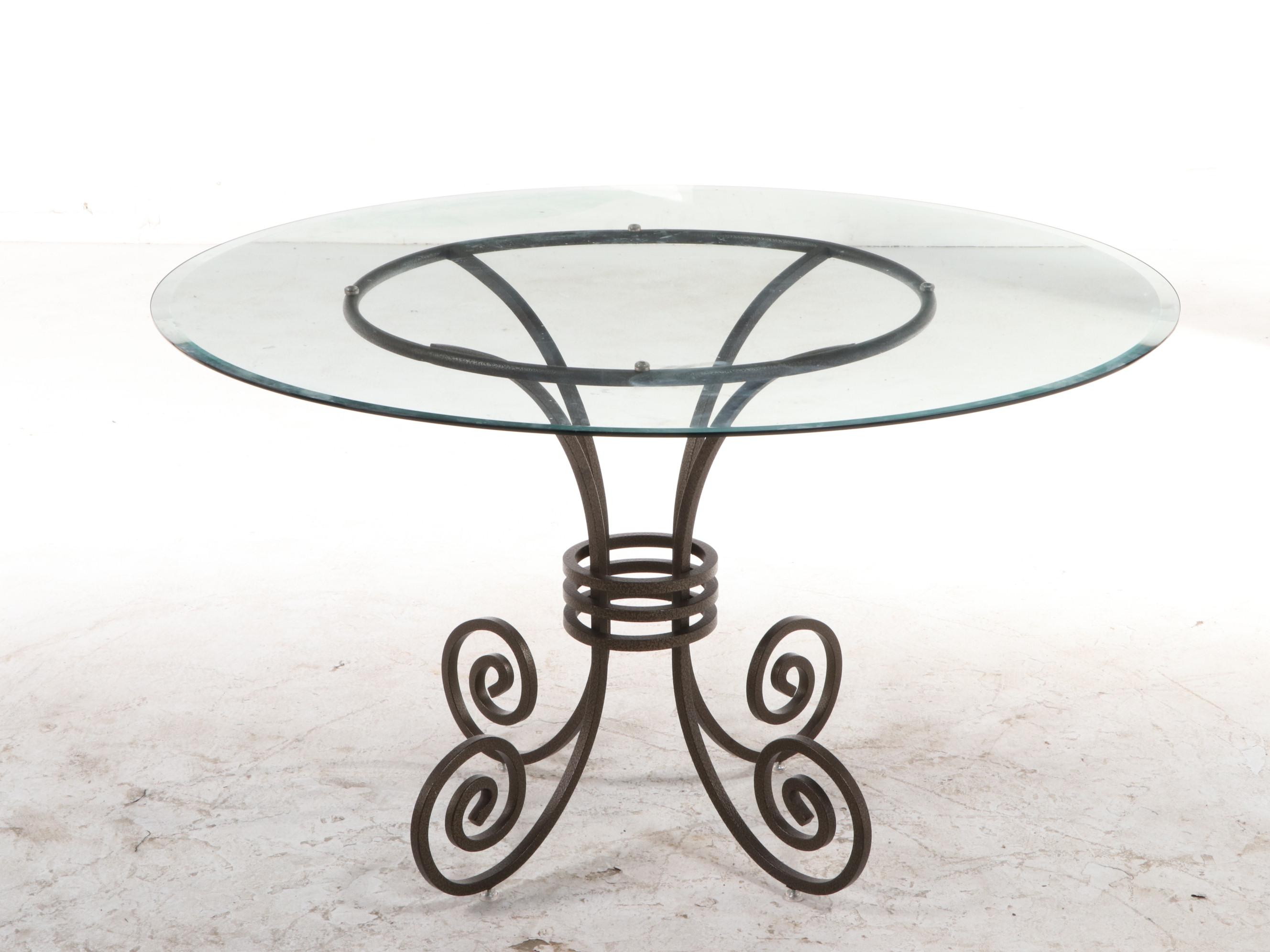 ChromeCraft Bronze Finished Dining Set