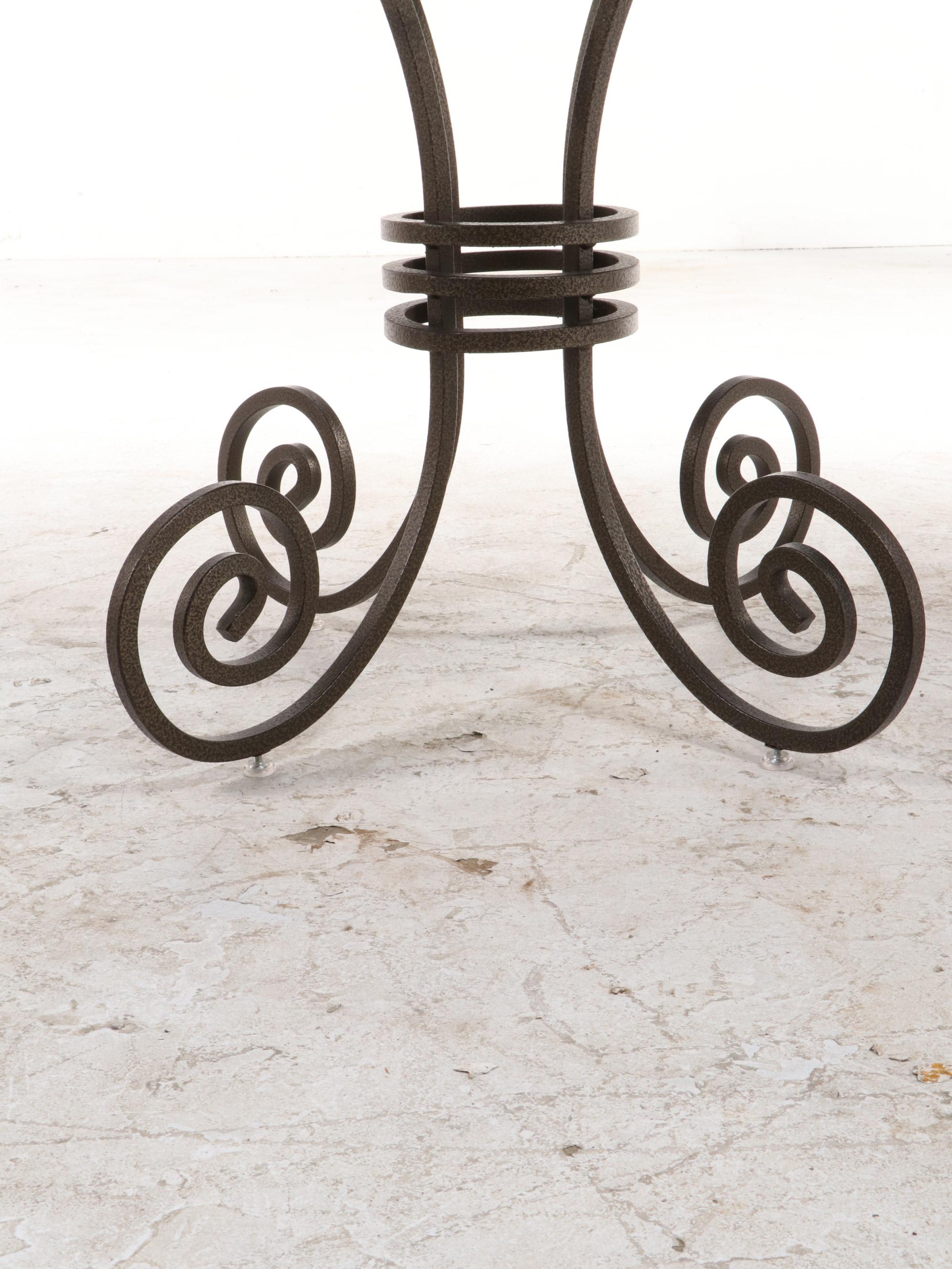 ChromeCraft Bronze Finished Dining Set