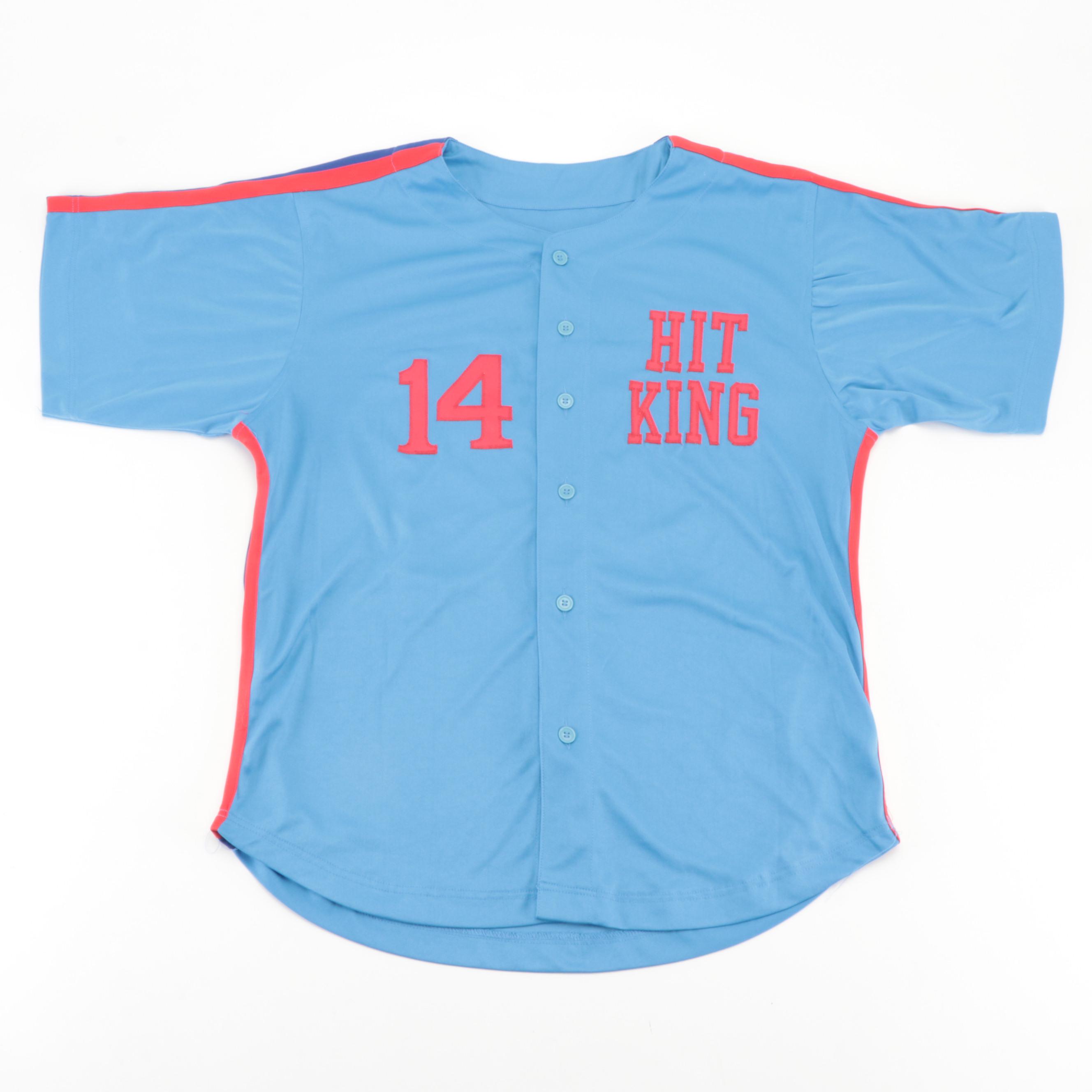 Pete Rose Montreal Expos Signed "4000th Hit" Baseball Jersey