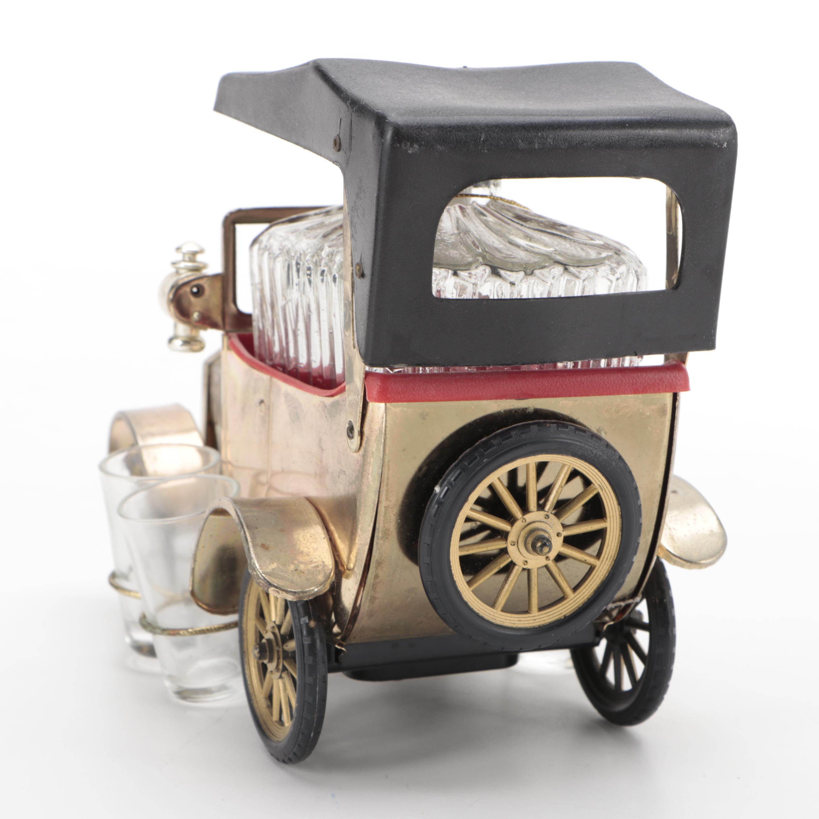 Crown Royal Car and Other Train Shaped Decanter Set