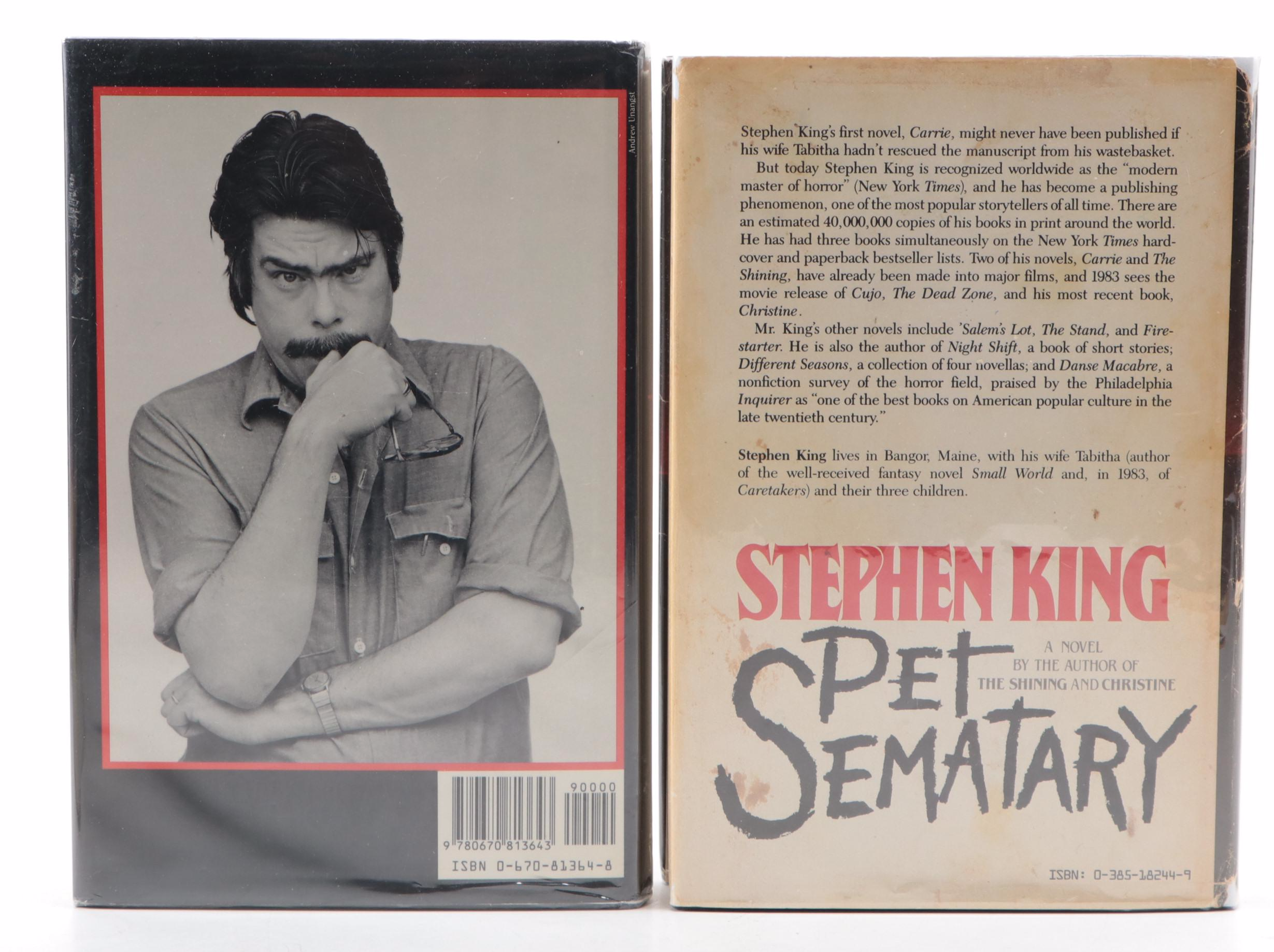 First Edition "Pet Sematary" and More Early First Editions by Stephen King