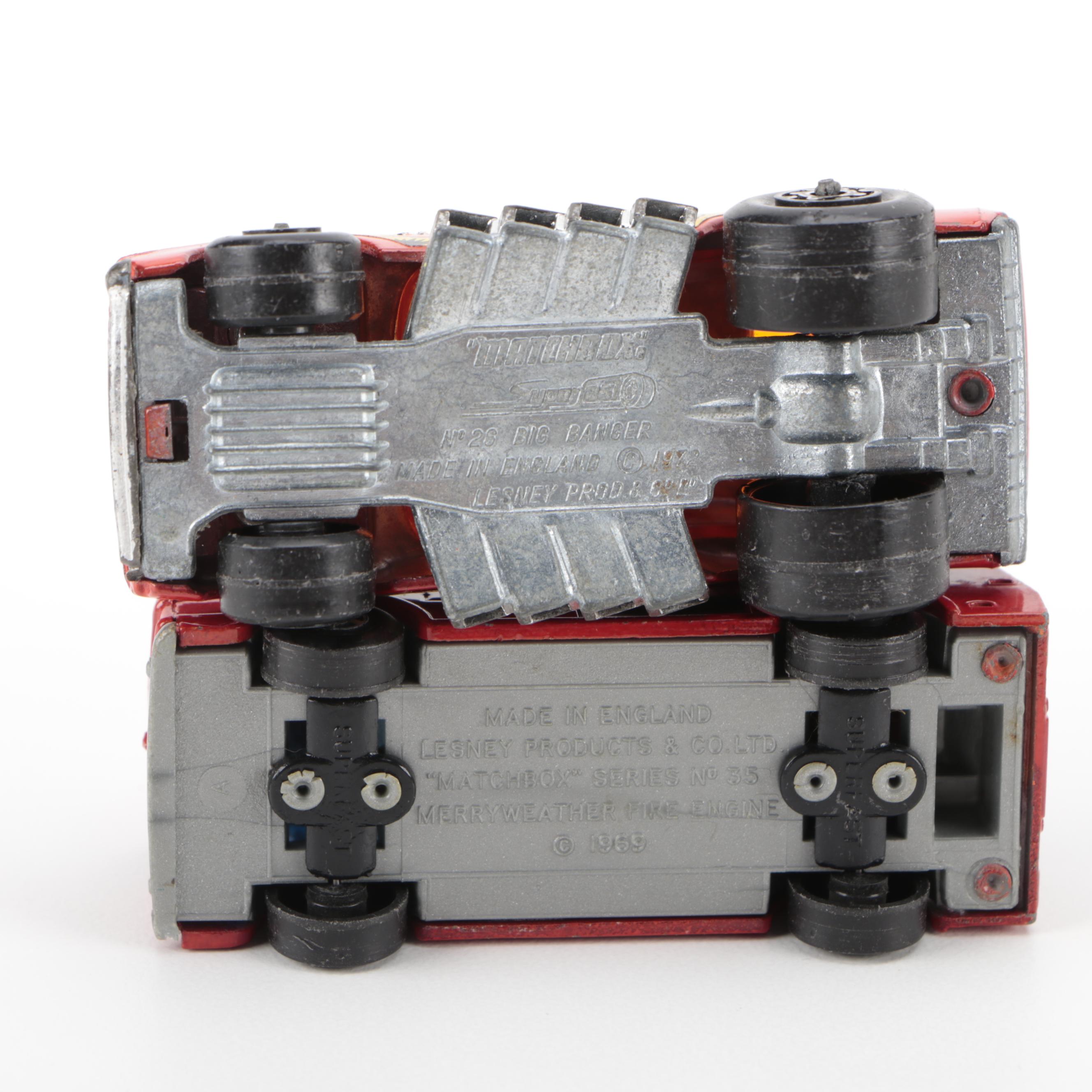 Lesney Matchbox 1:64 Scale Model Cars, Trucks and Machines, Mid/ Late 20th C