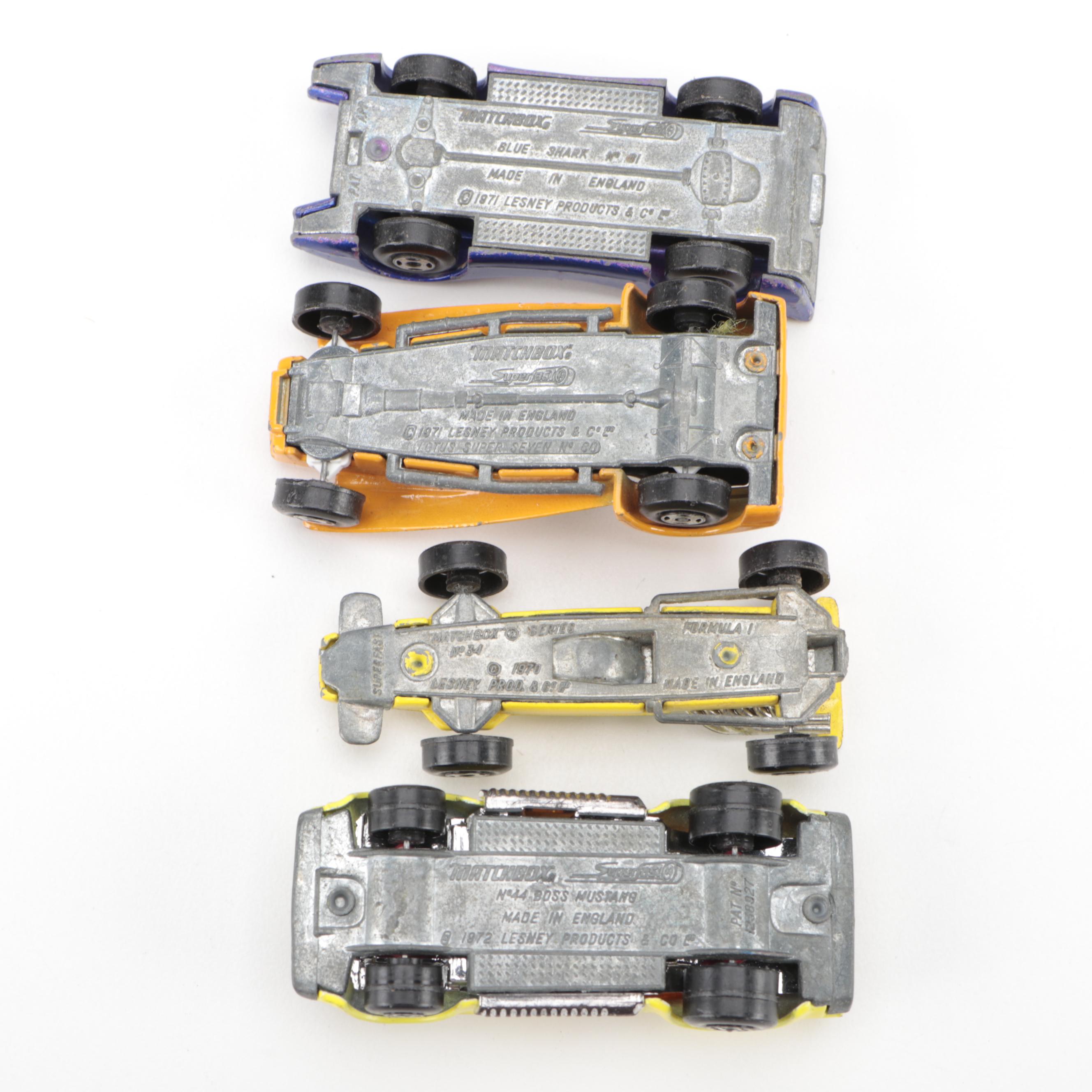 Lesney Matchbox 1:64 Scale Model Cars, Trucks and Machines, Mid/ Late 20th C