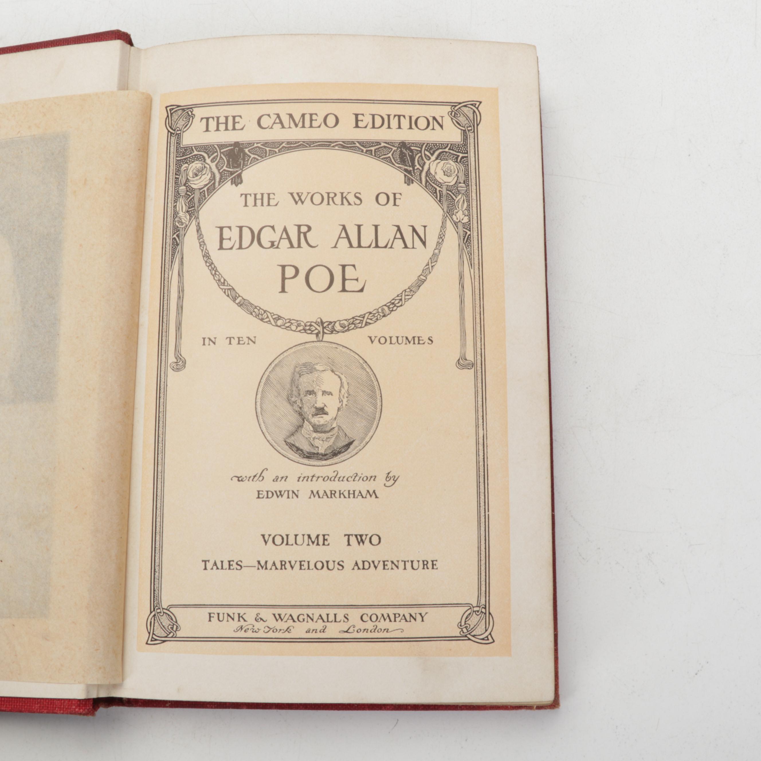 "The Works of Edgar Allen Poe" Cameo Edition Partial Set and More