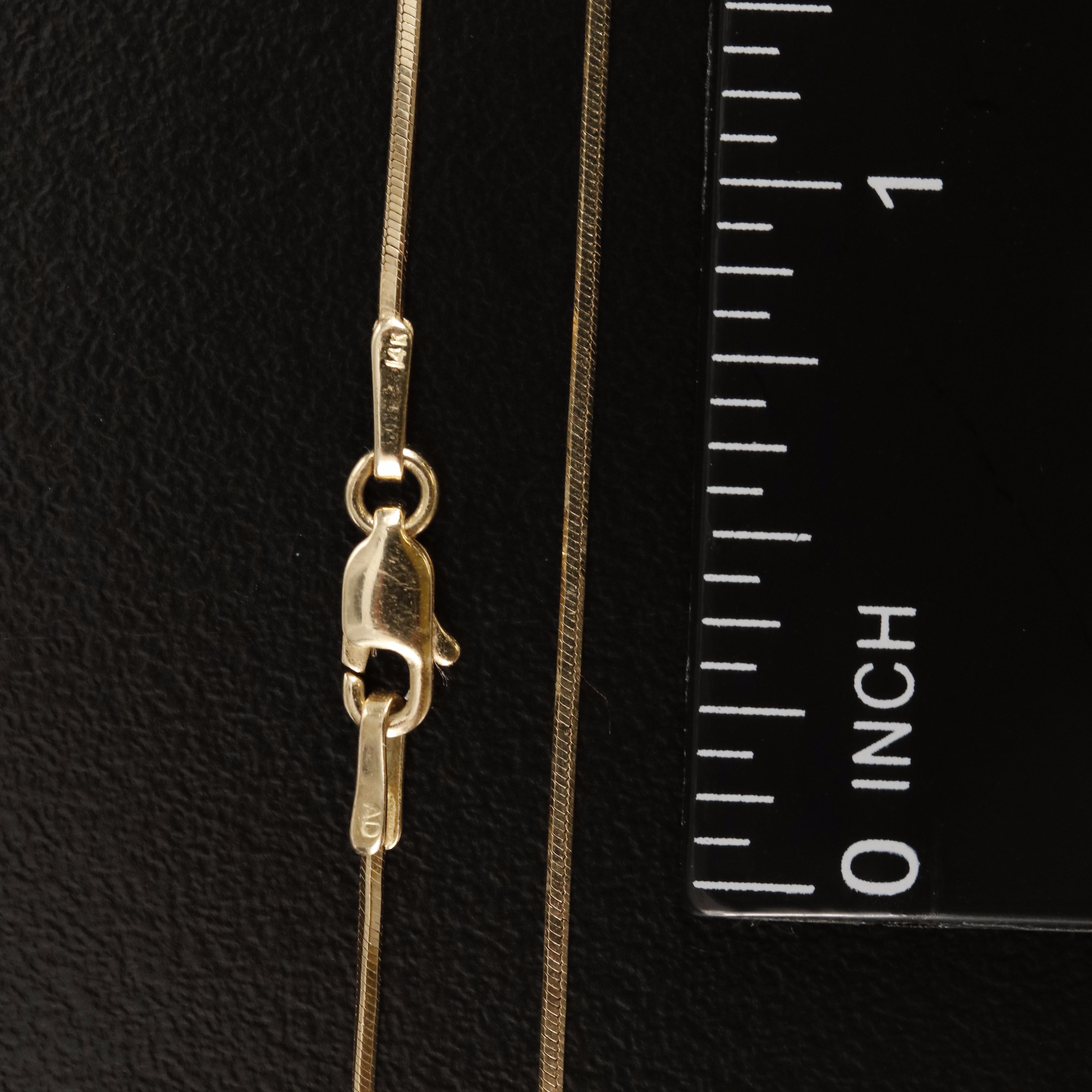 14K Snake Chain Necklace