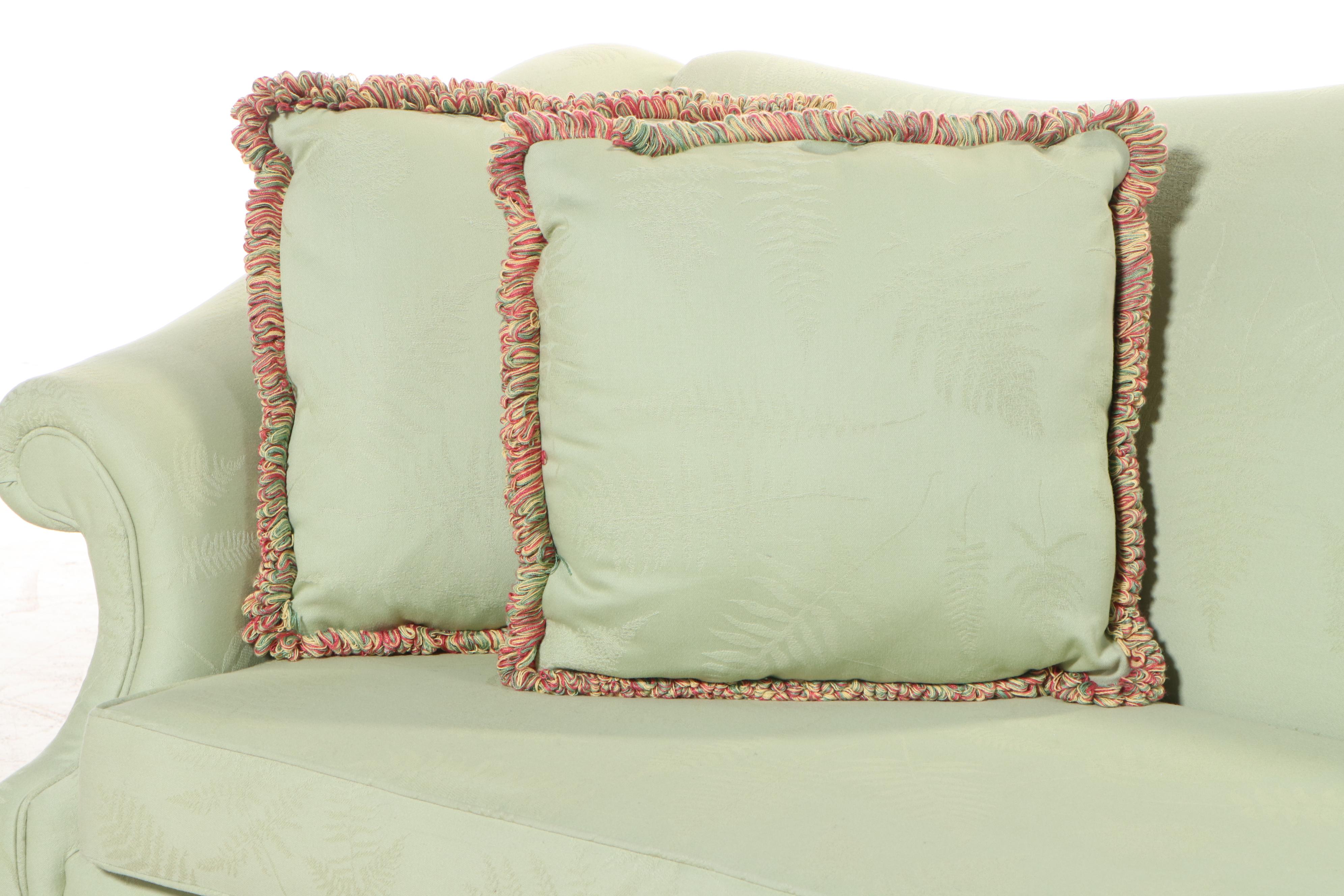 Chippendale Style Custom-Upholstered Sofa, Late 20th Century