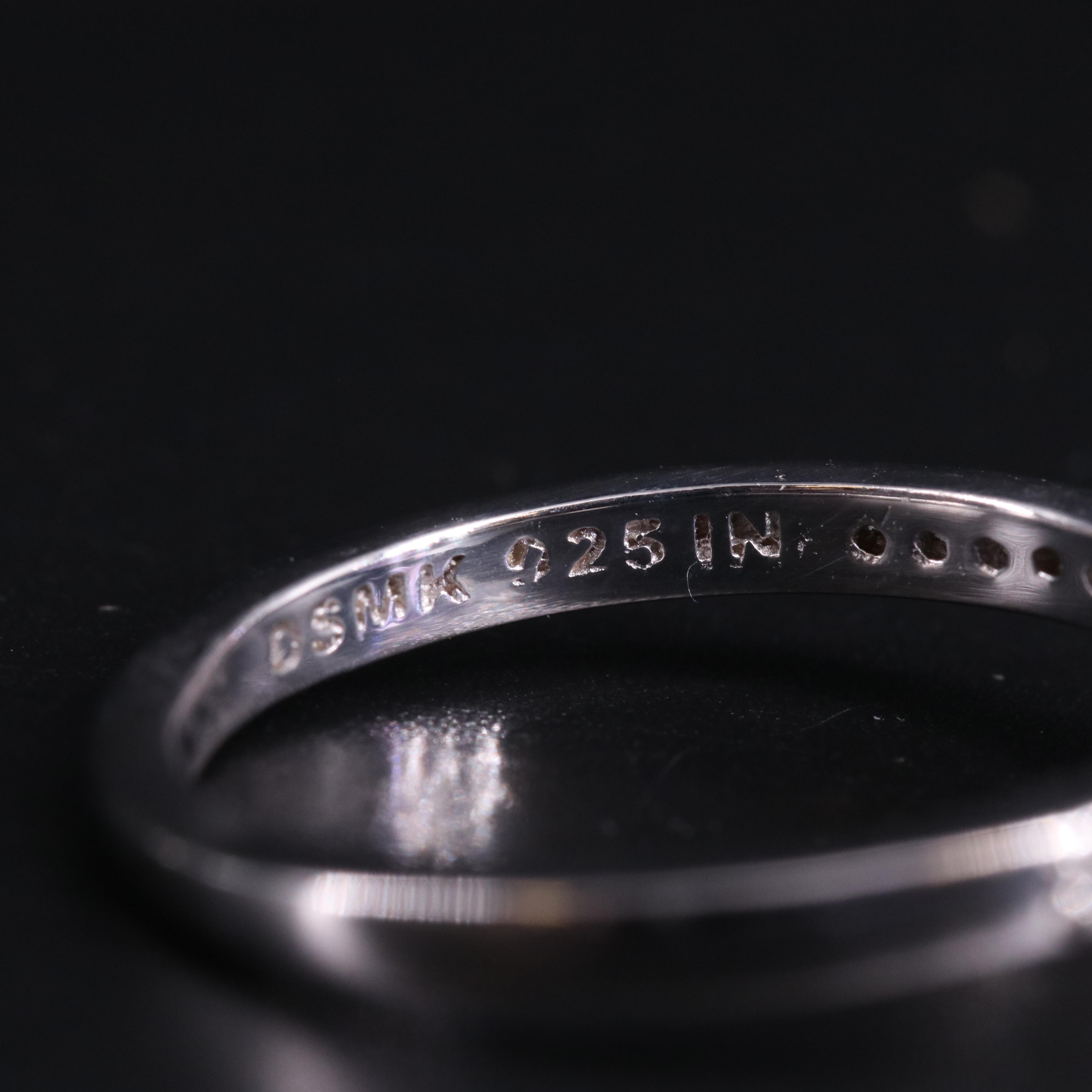 Assortment of Sterling Silver Gemstone Rings