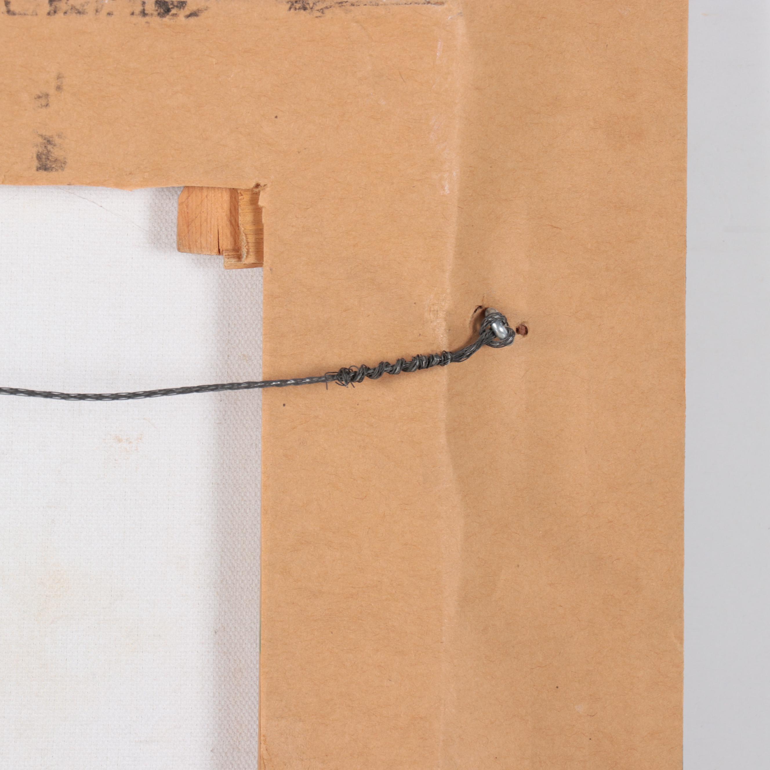 Robert De Leon Landscape Oil Painting "The Traditional Blue," 1980