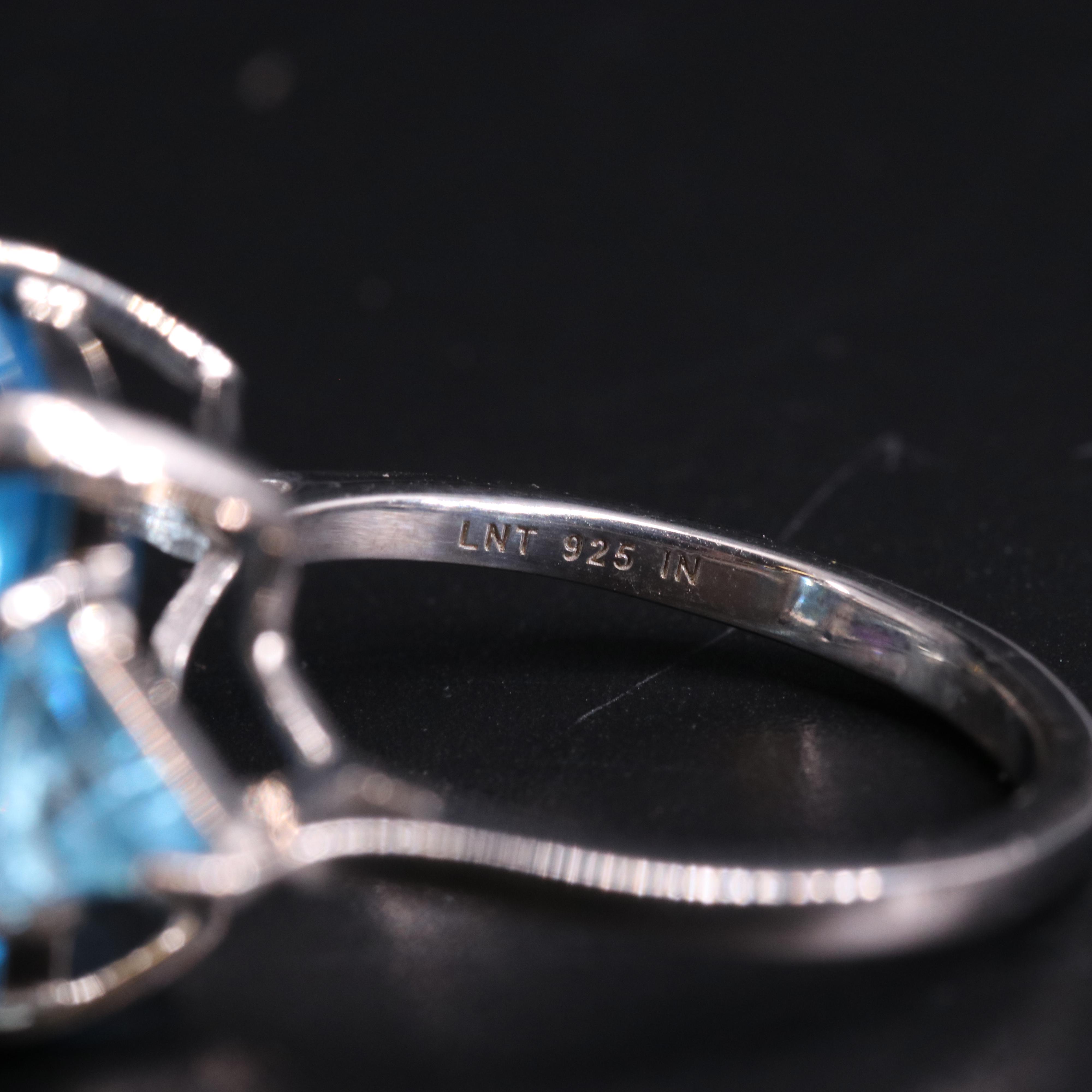 Assortment of Sterling Silver Gemstone Rings