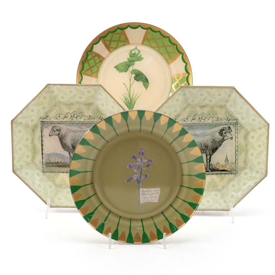 Sela Miles Hand-Painted and Other Decorative Plates