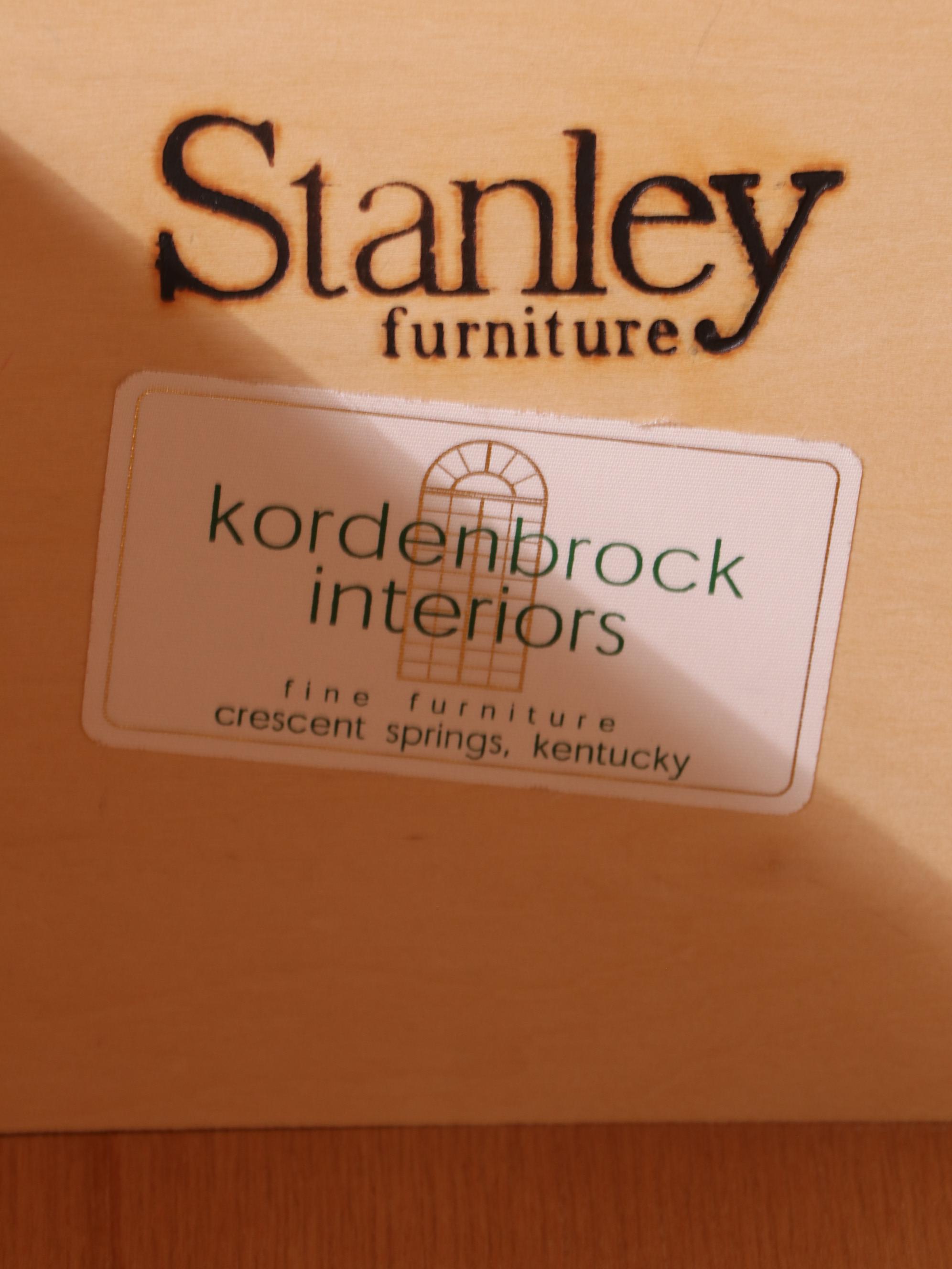 Stanley Three-Piece Oak Chest of Drawers and Bookcase Nightstands