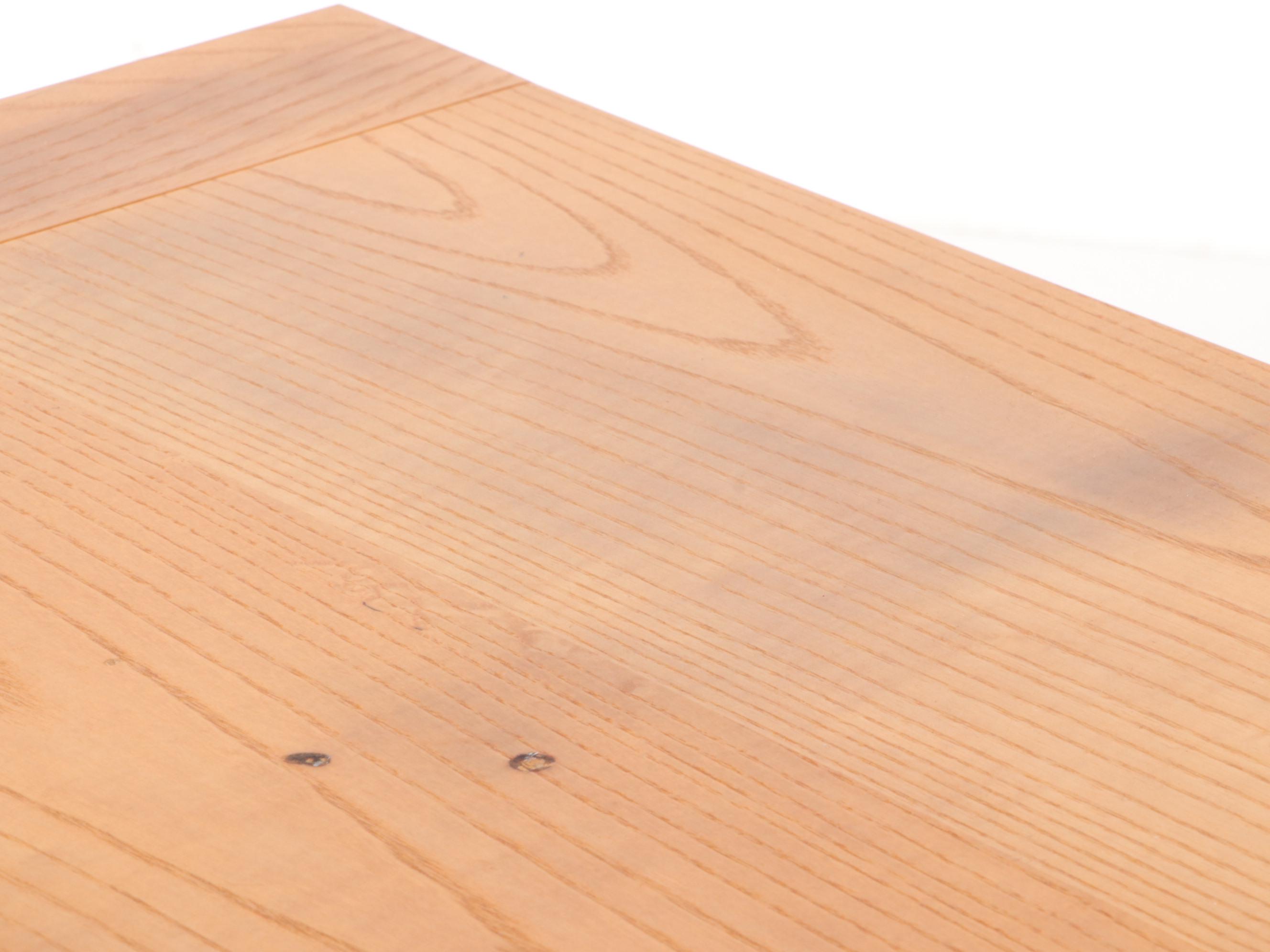 Stanley Three-Piece Oak Chest of Drawers and Bookcase Nightstands