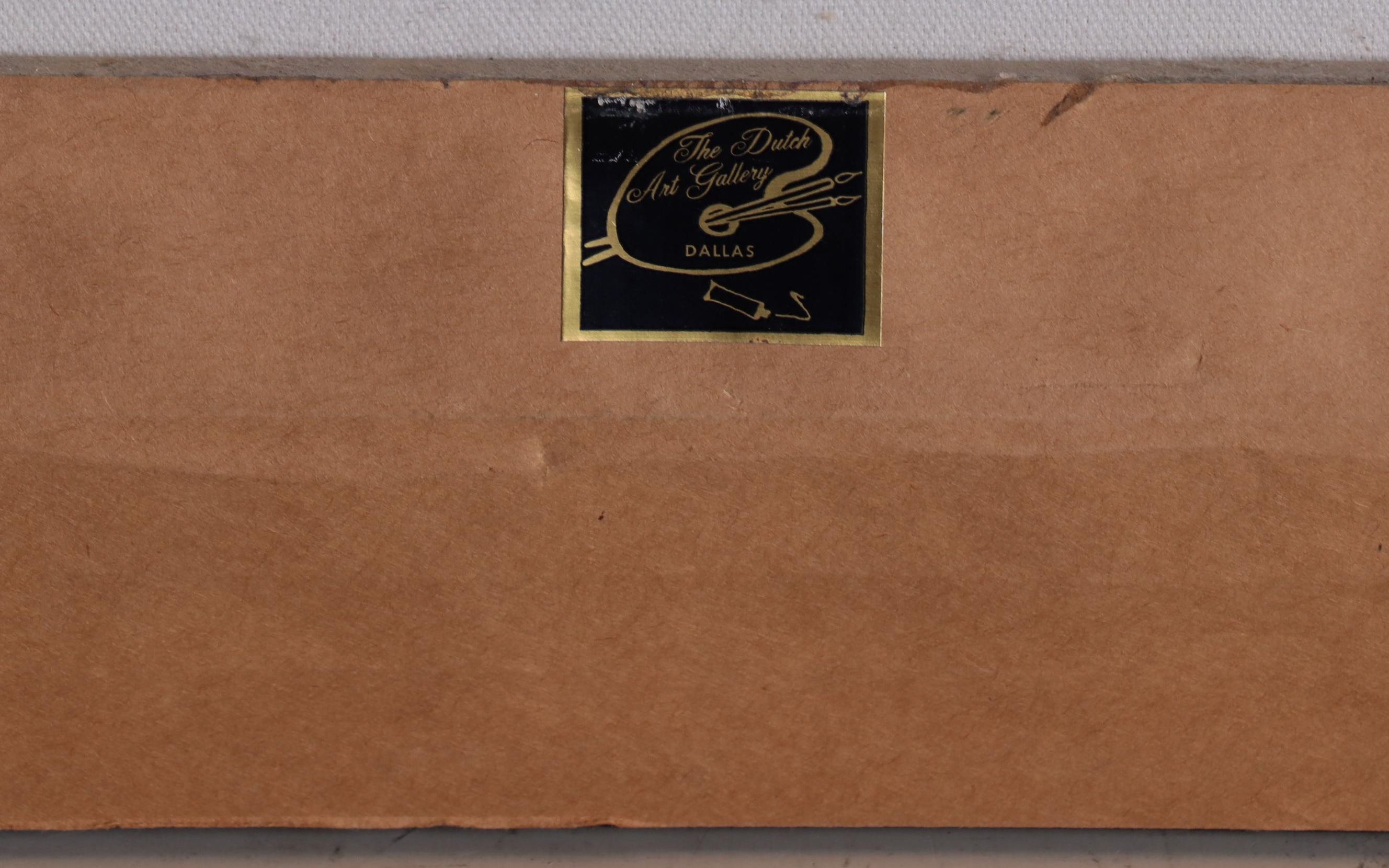 Robert De Leon Landscape Oil Painting "The Traditional Blue," 1980