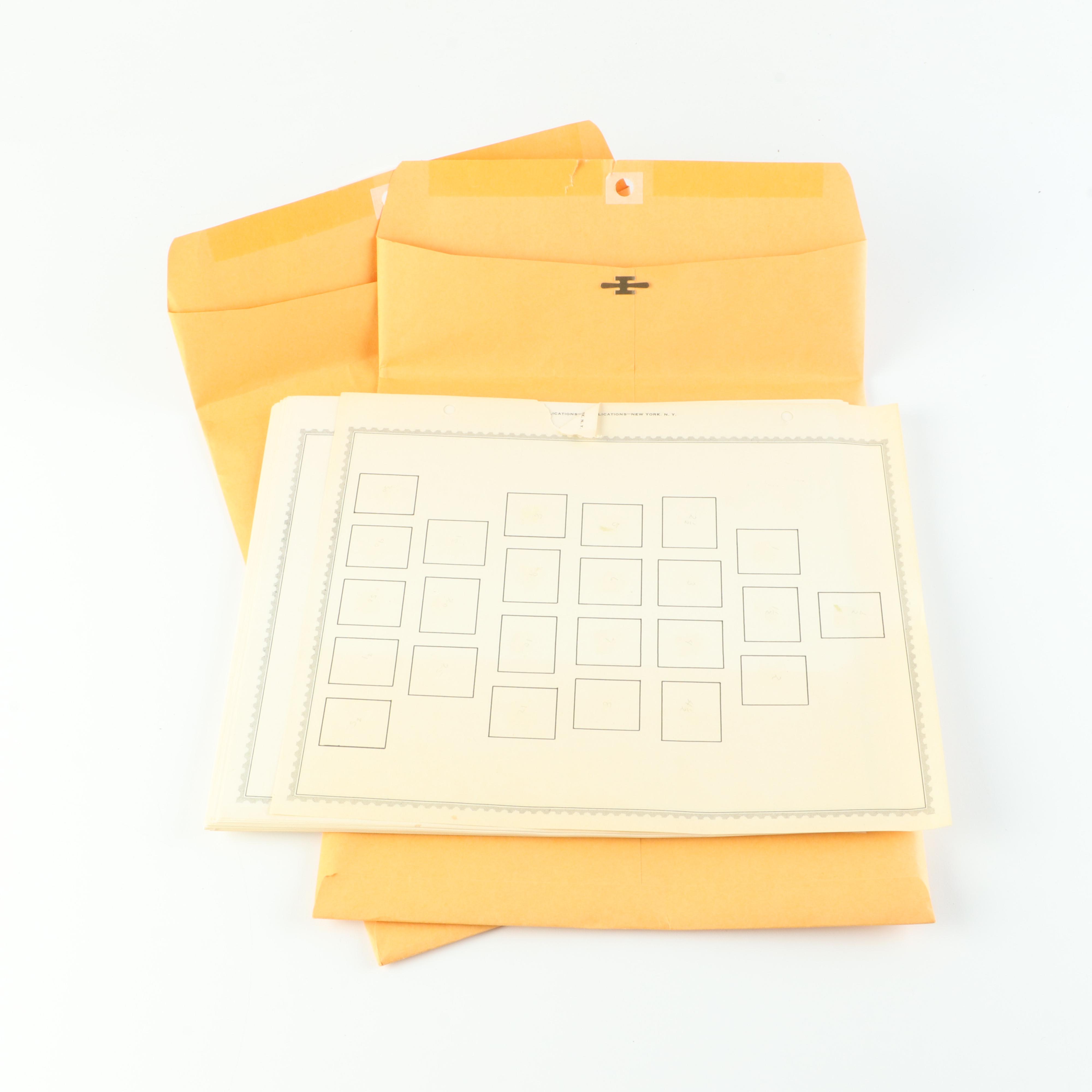 Stamp Collection Including Worldwide Stamp Album