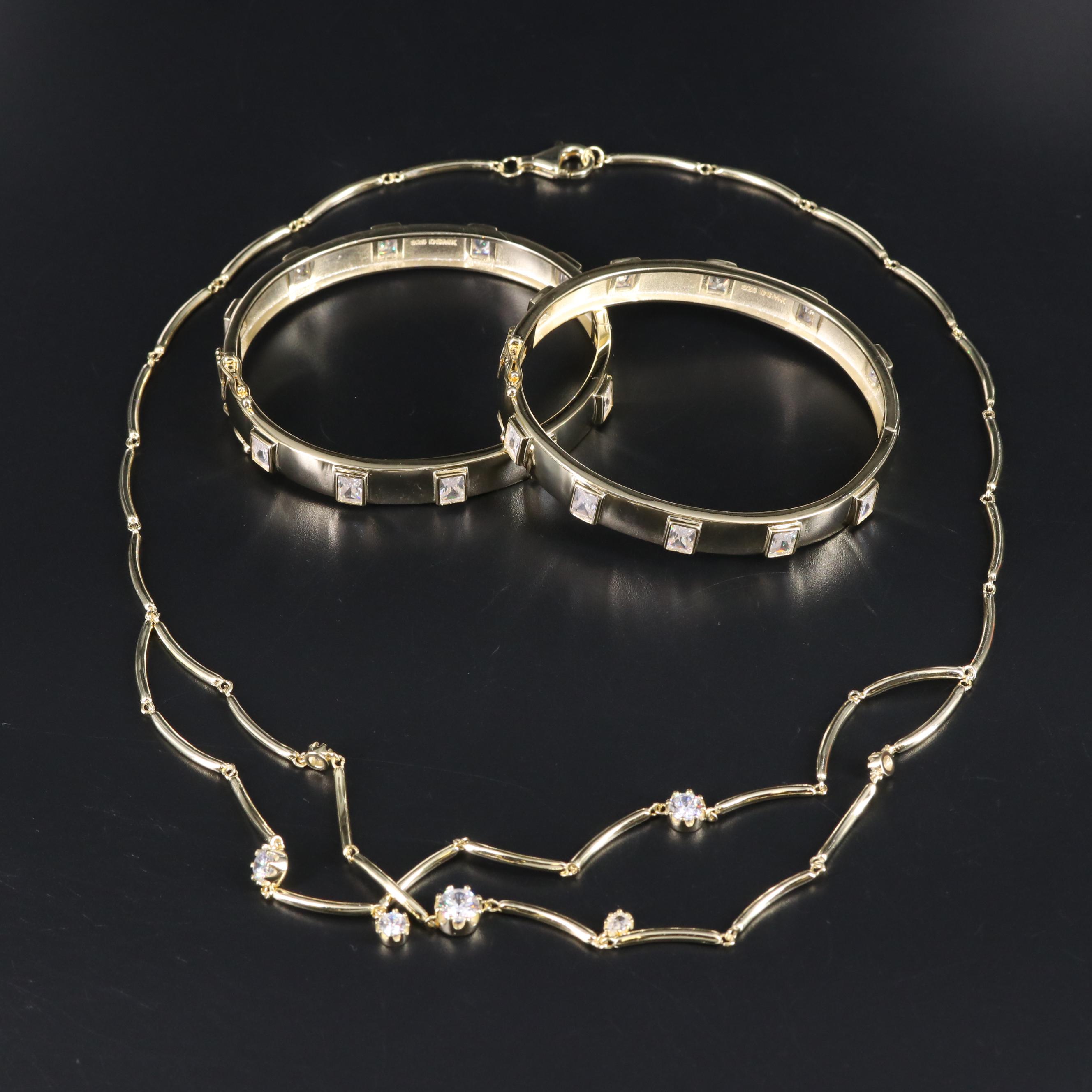 Sterling Silver Jewelry Assortment Including Gemstones