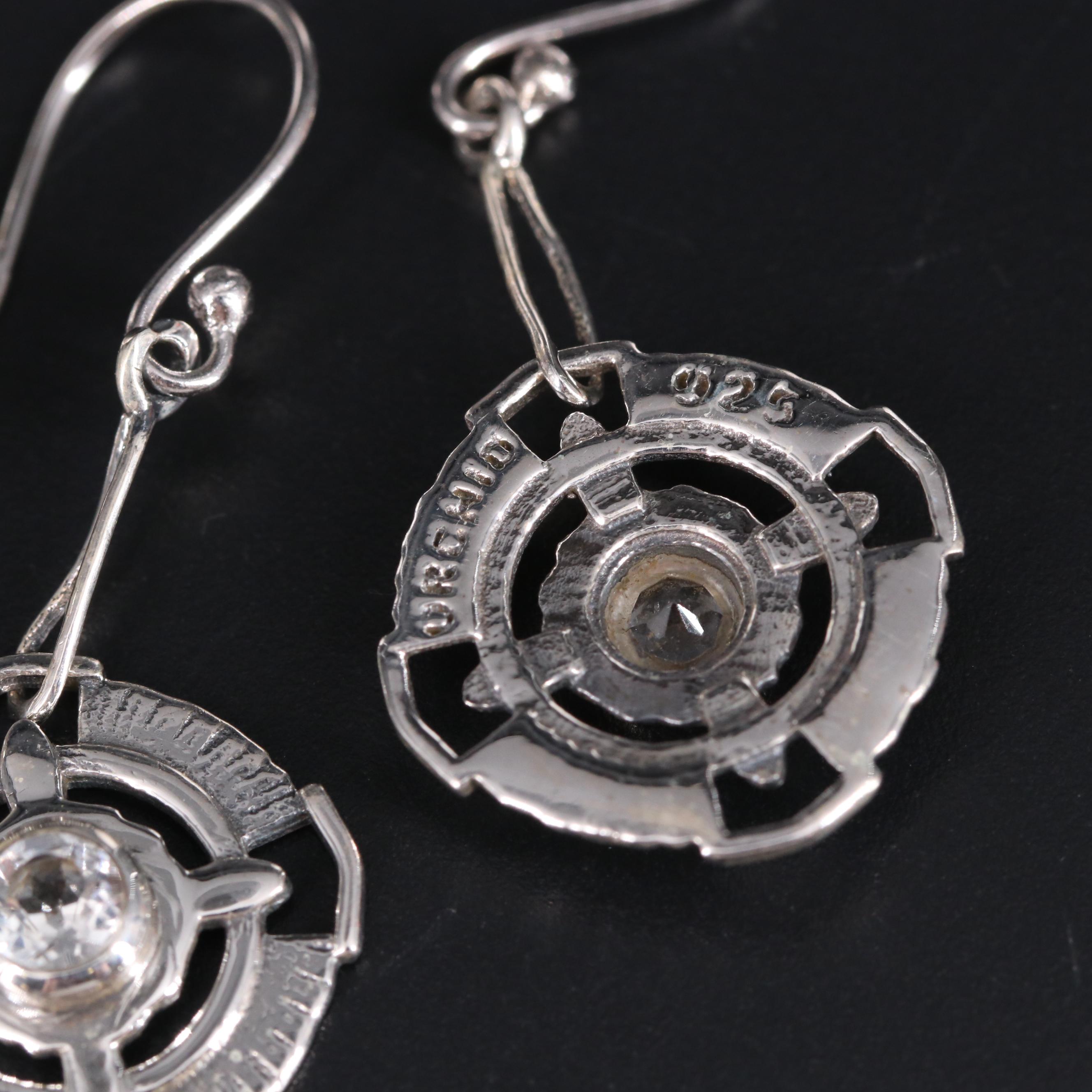 Assortment of Sterling Silver Earrings Including Gemstones