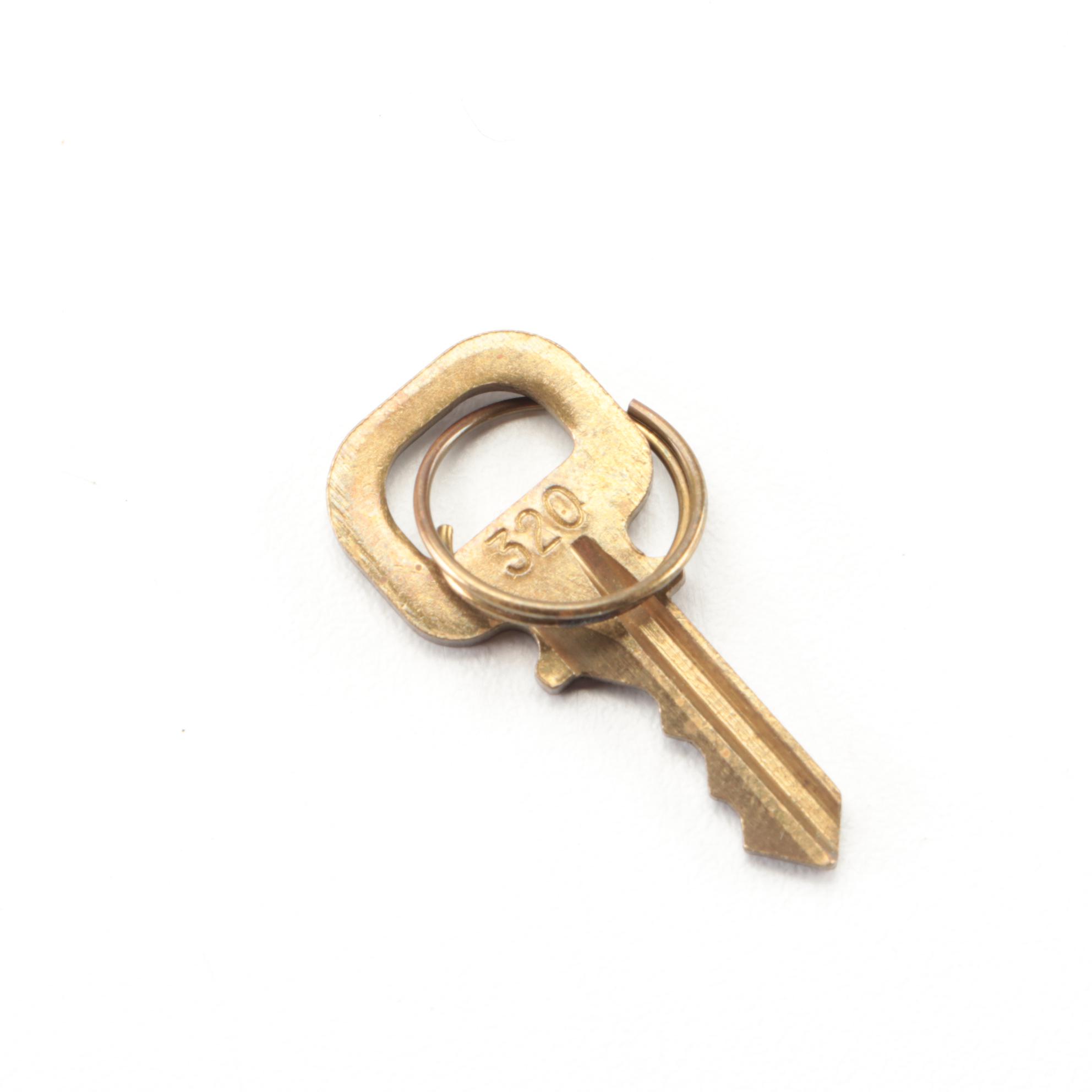 Louis Vuitton Brass Padlock and Key