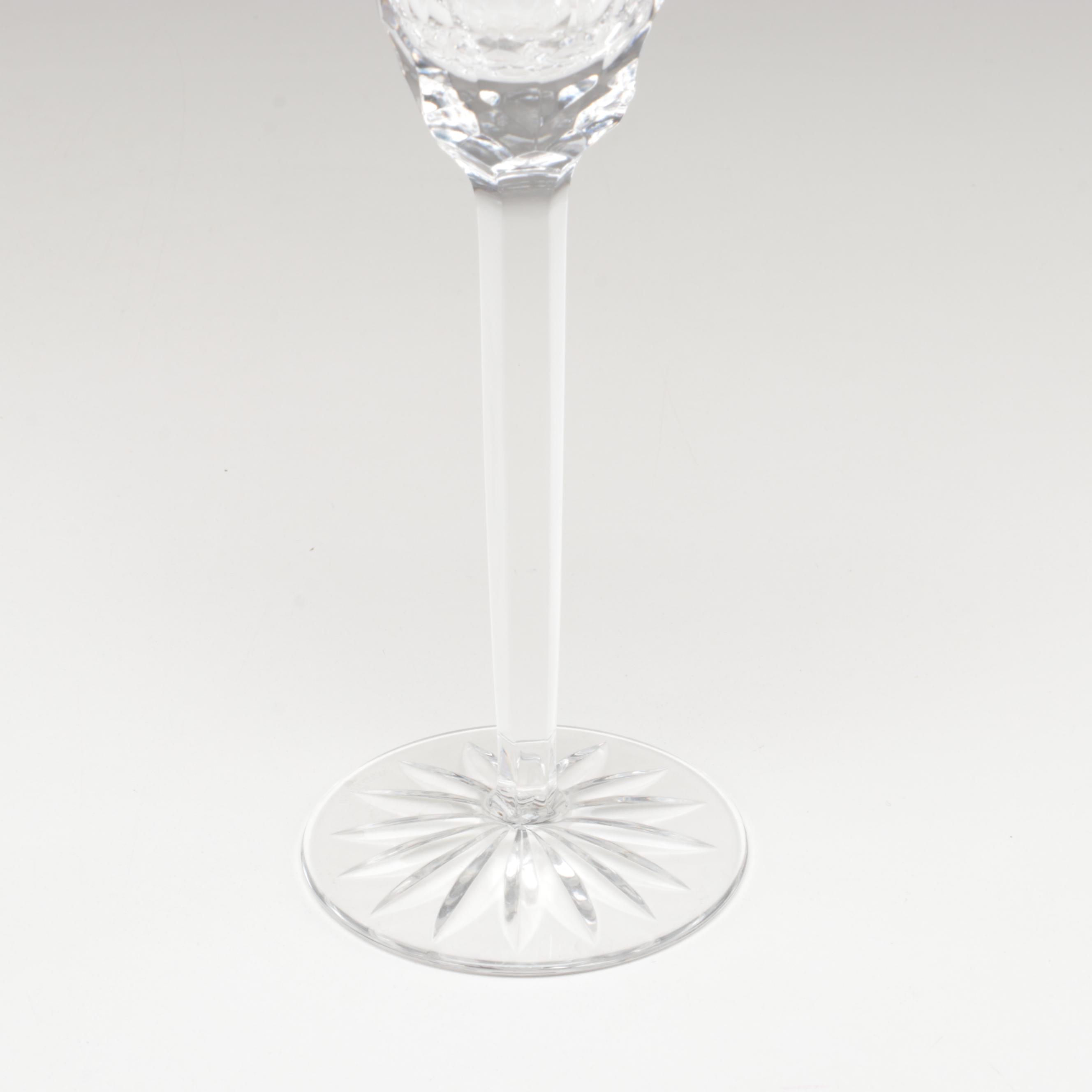 Waterford Crystal "Simply Red" Champagne Fluted with Marquis by Waterford Vase
