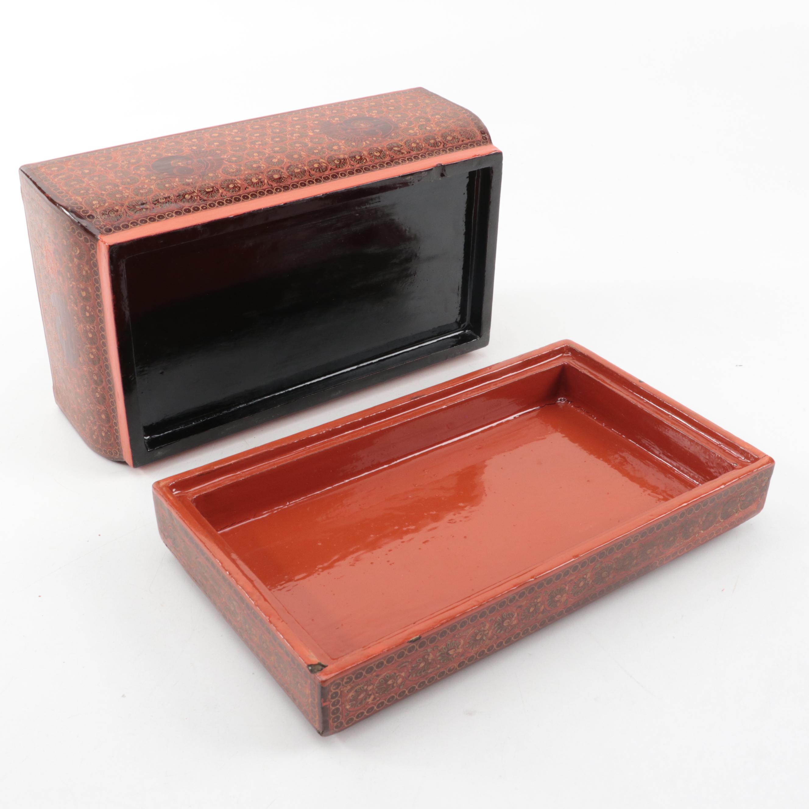 Burmese Style Lacquerware Box