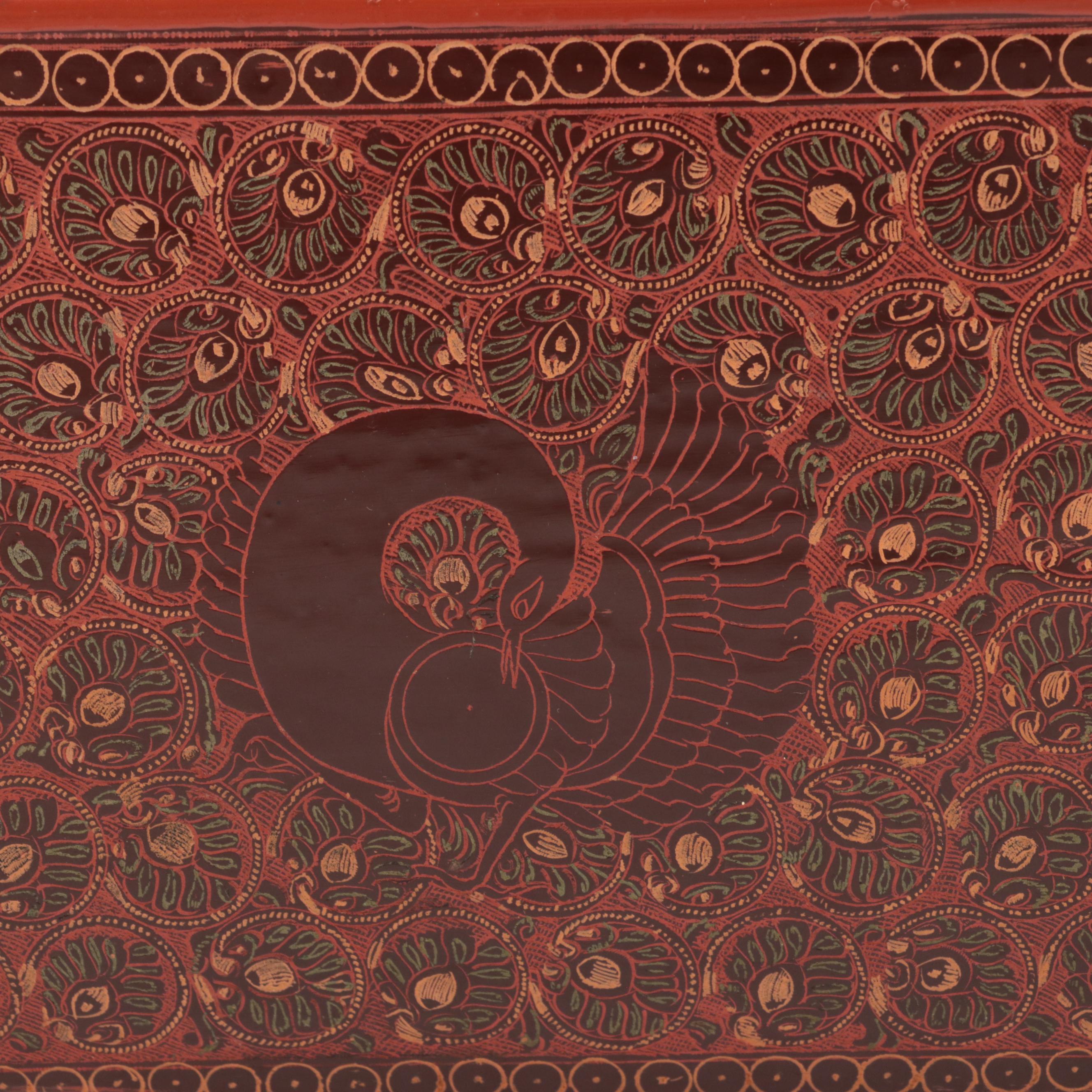 Burmese Style Lacquerware Box