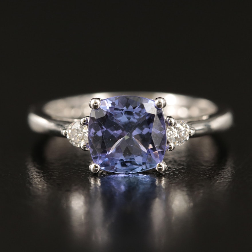 14K Tanzanite and Diamond Ring