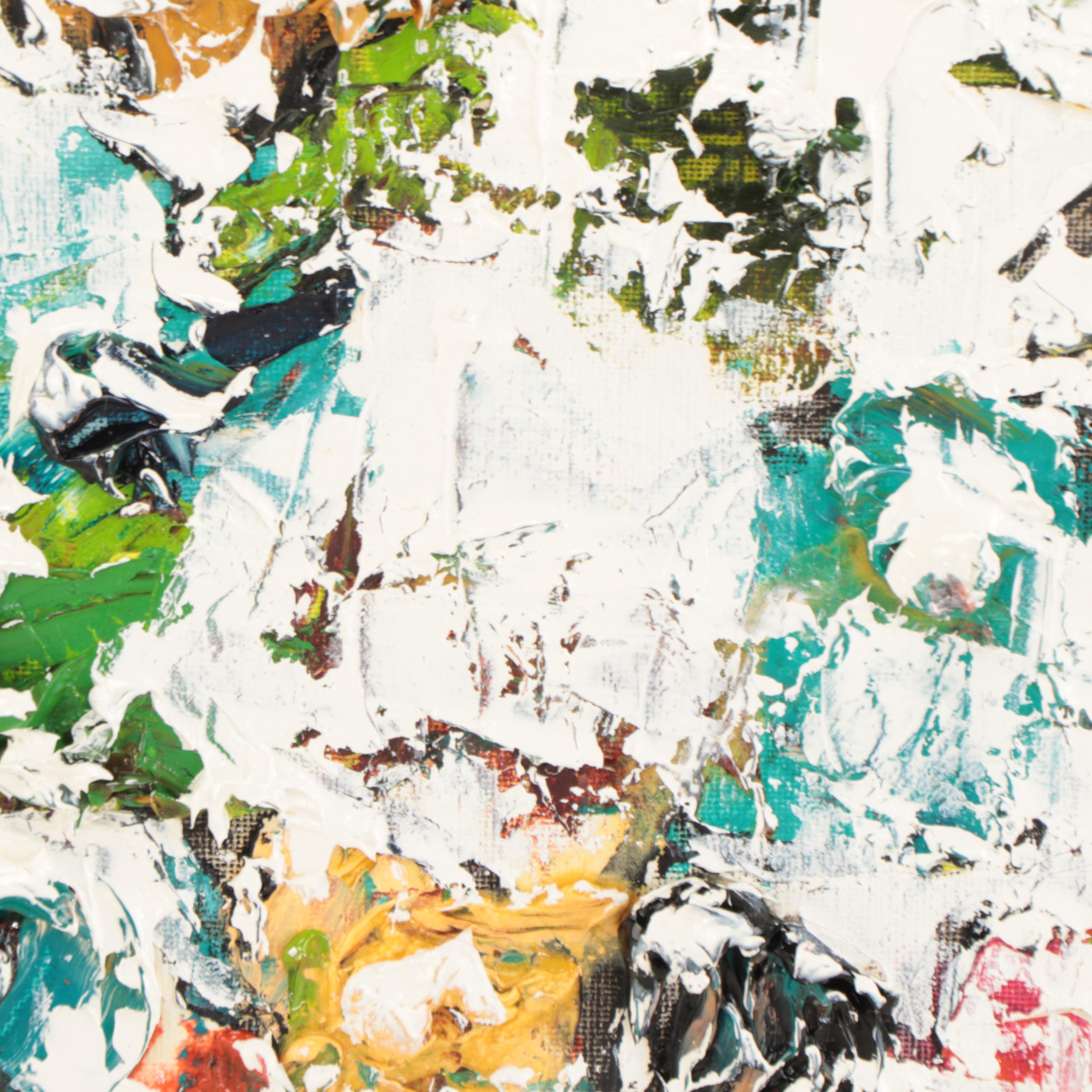 Jeff Harris Abstract Oil Painting, 21st Century