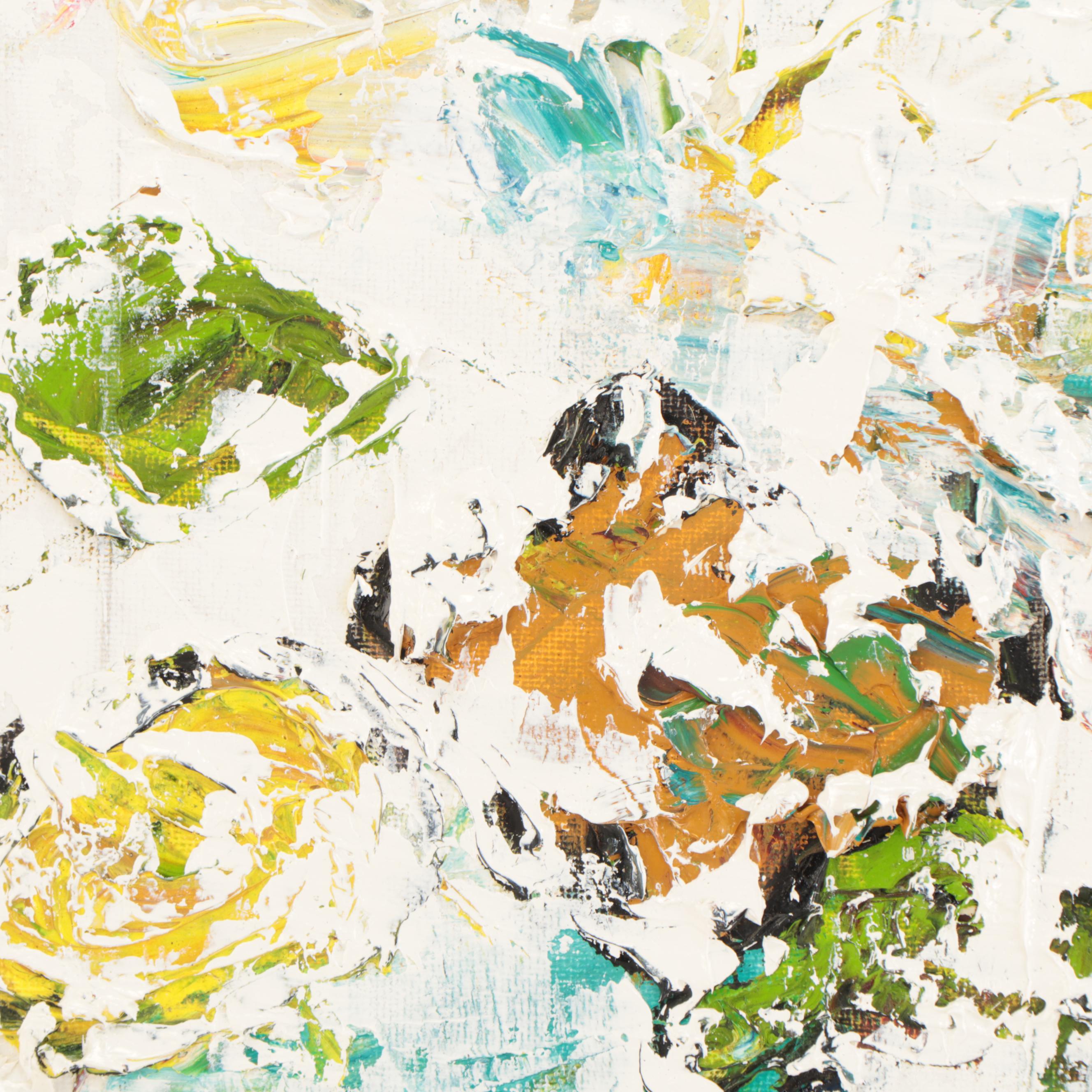 Jeff Harris Abstract Oil Painting, 21st Century