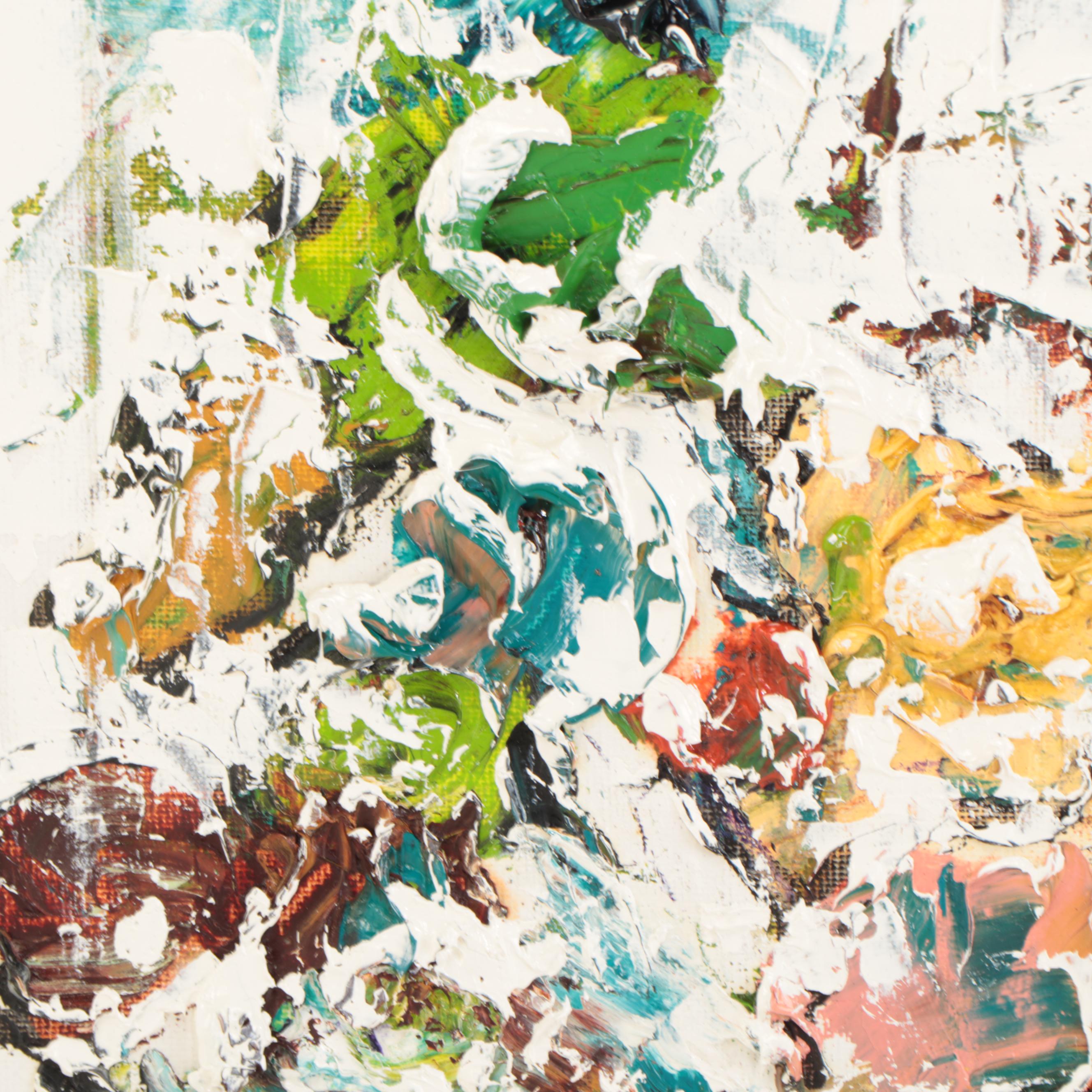 Jeff Harris Abstract Oil Painting, 21st Century