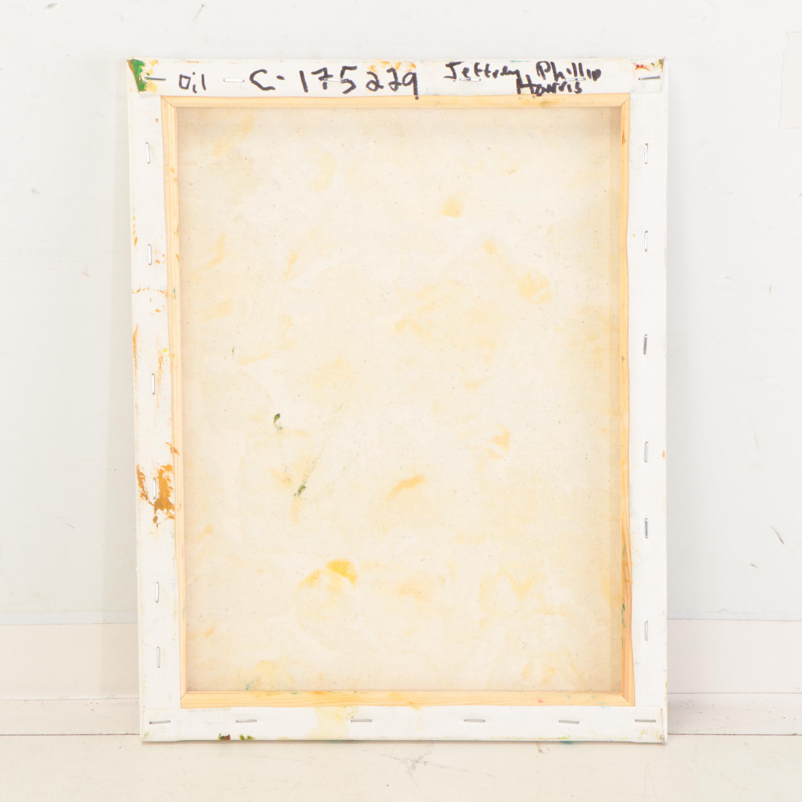 Jeff Harris Abstract Oil Painting, 21st Century