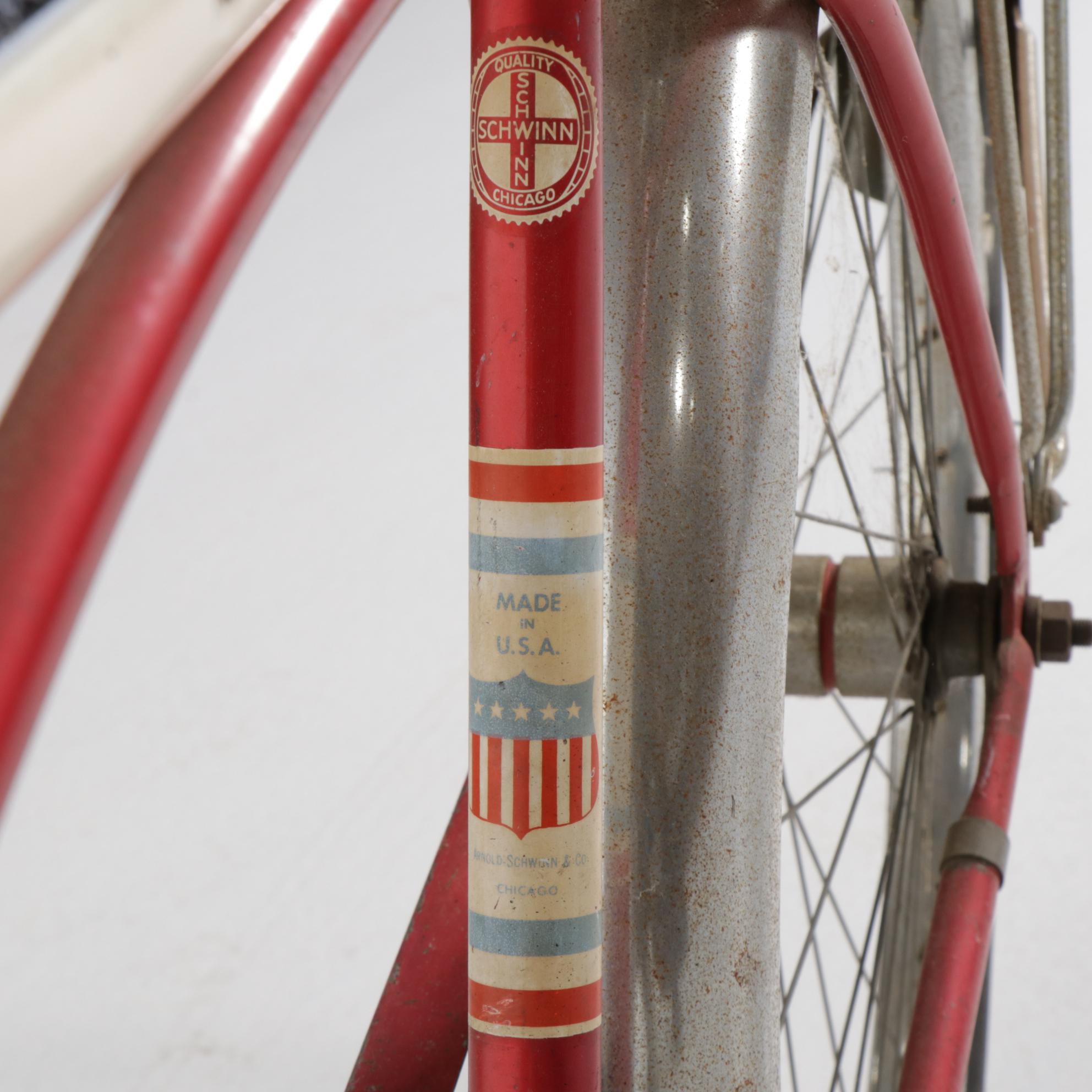 Schwinn American Deluxe Bicycle in Red