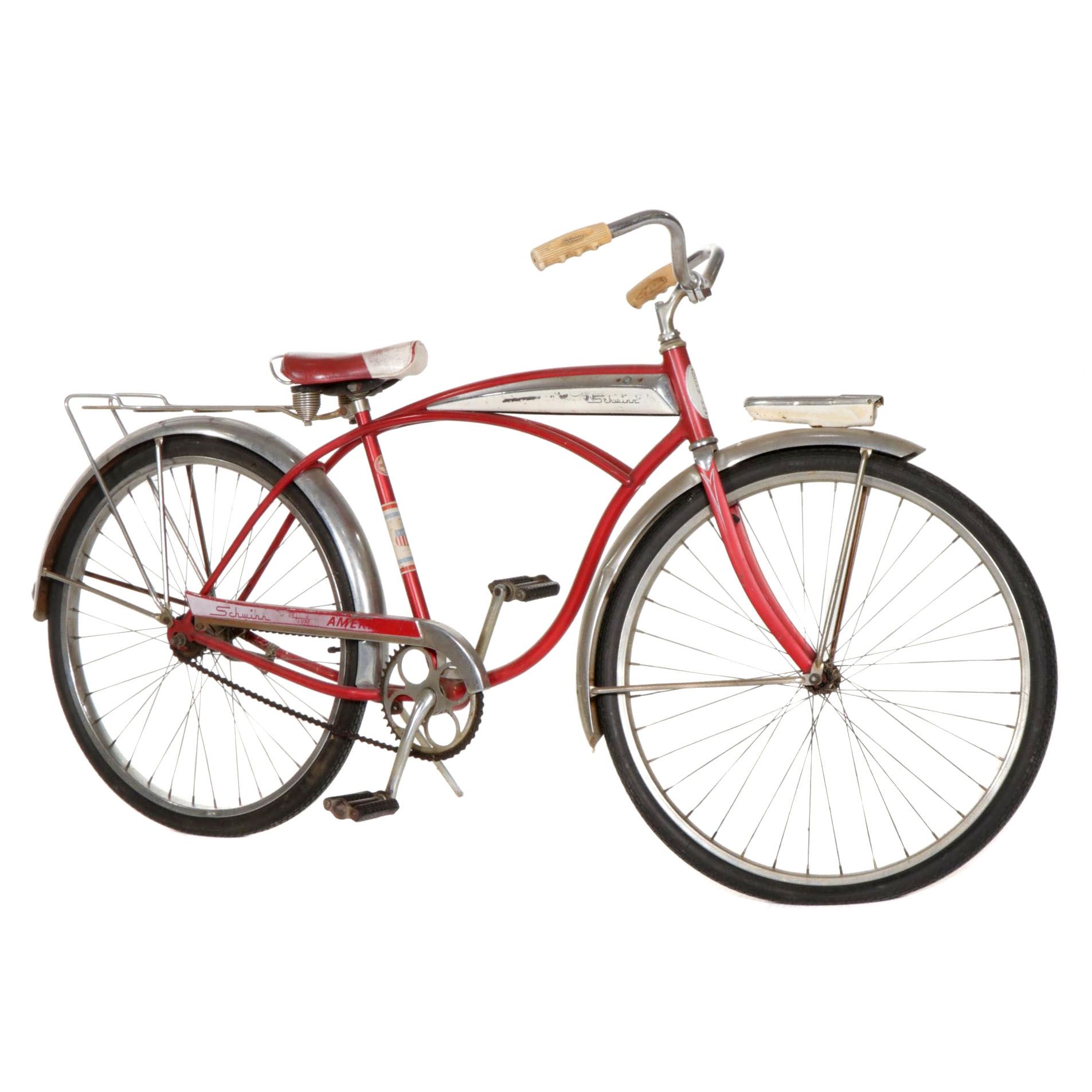 Schwinn American Deluxe Bicycle in Red