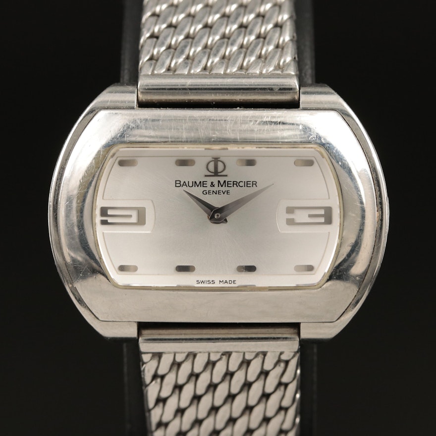 Baume & Mercier Hampton City Stainless Steel Wristwatch