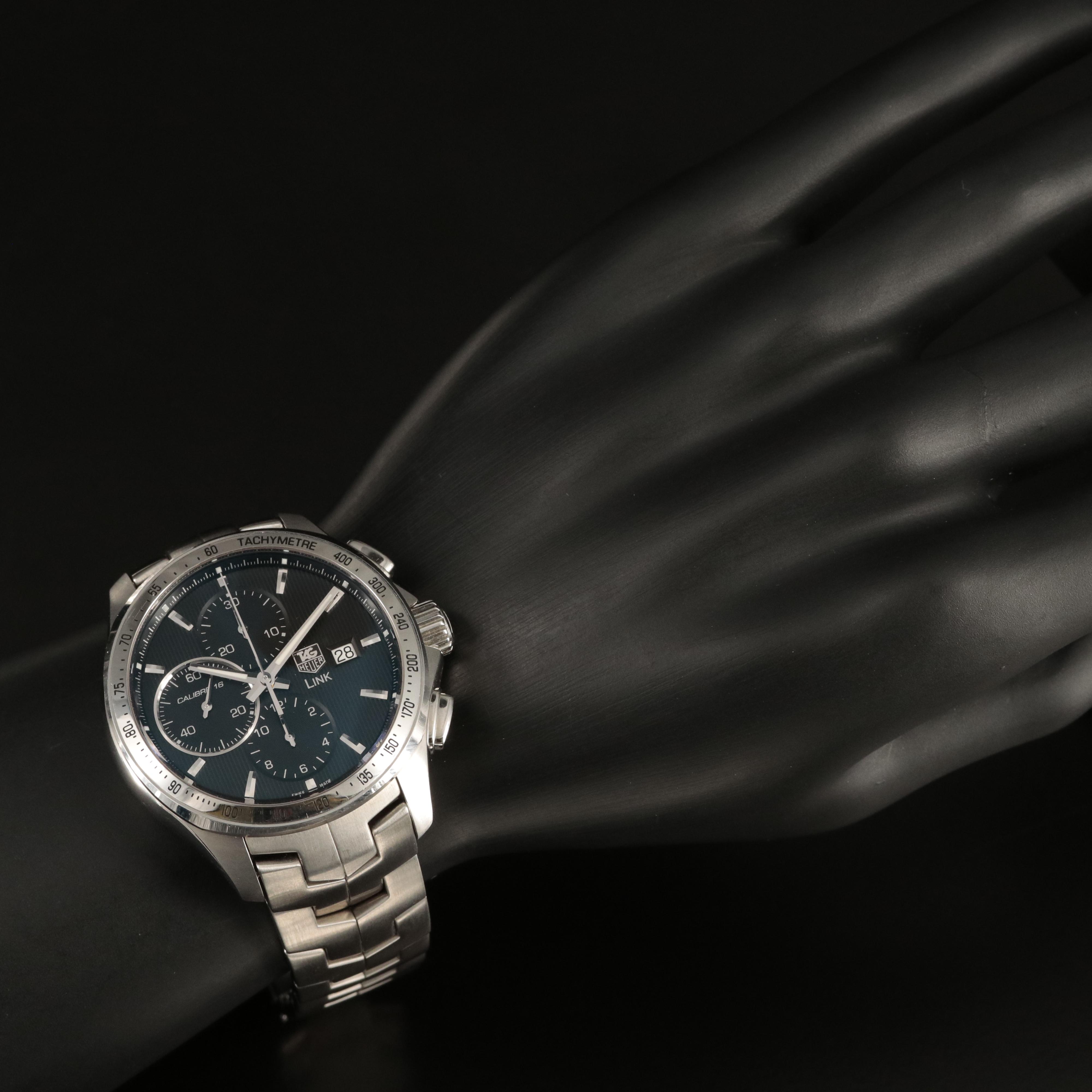 TAG Heuer Link Calibre 16 Stainless Steel Watch